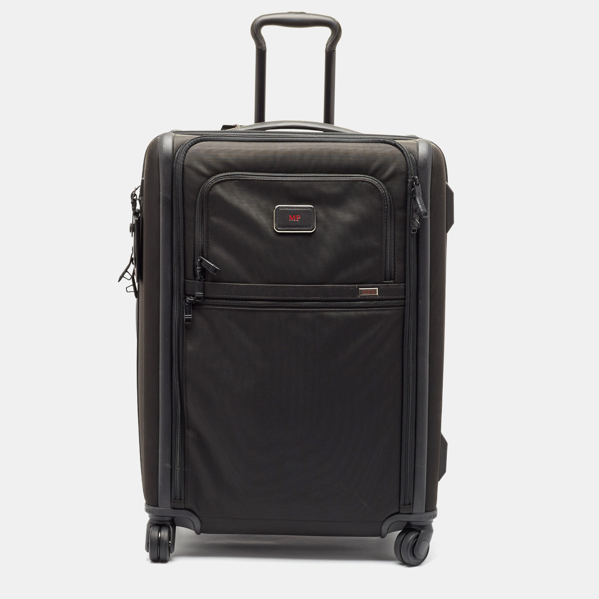 

TUMI Black Nylon 4 Wheeled Alpha 3 Expandable Short Trip Packing Case