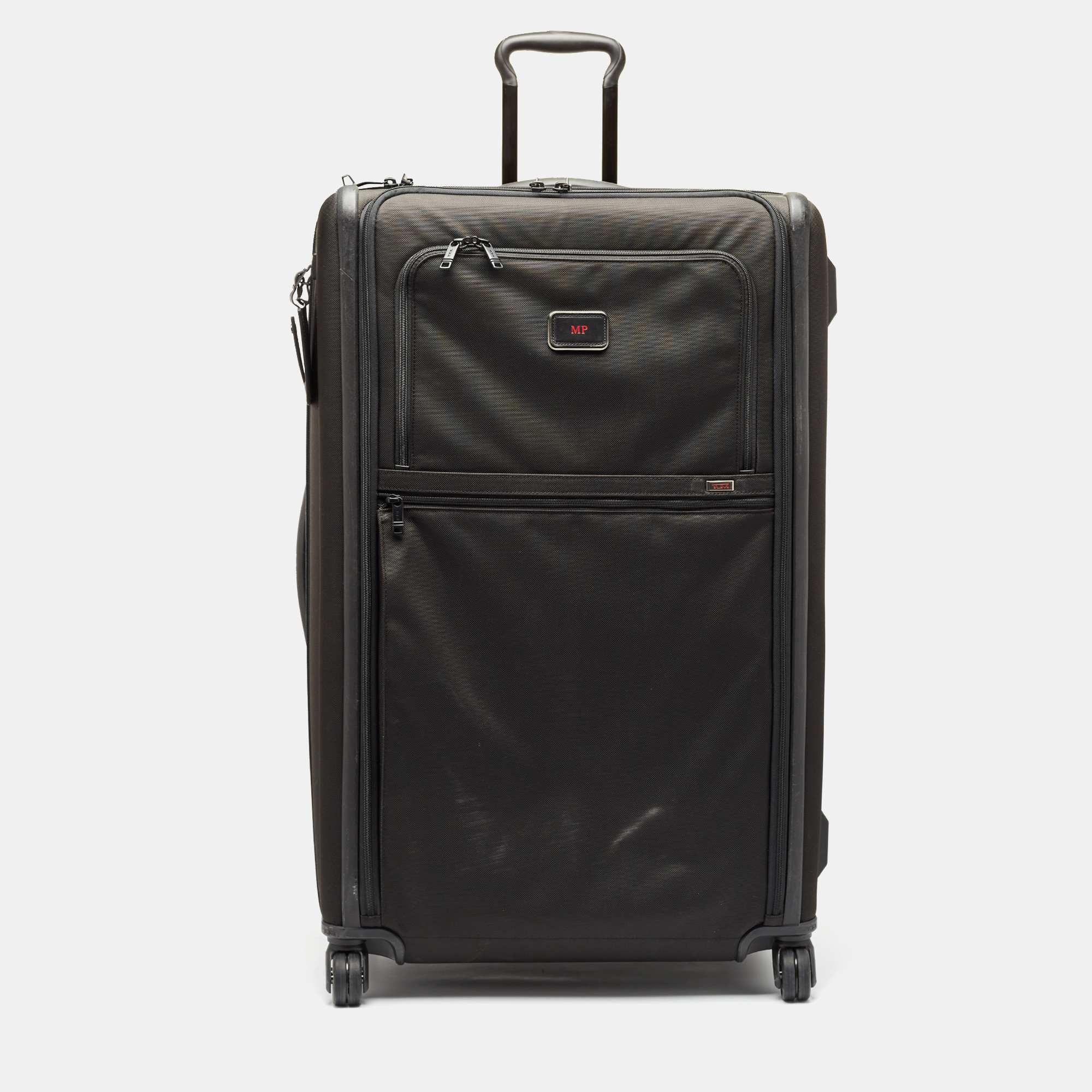 

TUMI Black Nylon 4 Wheeled Alpha 3 Worldwide Trip Expandable Packing Case