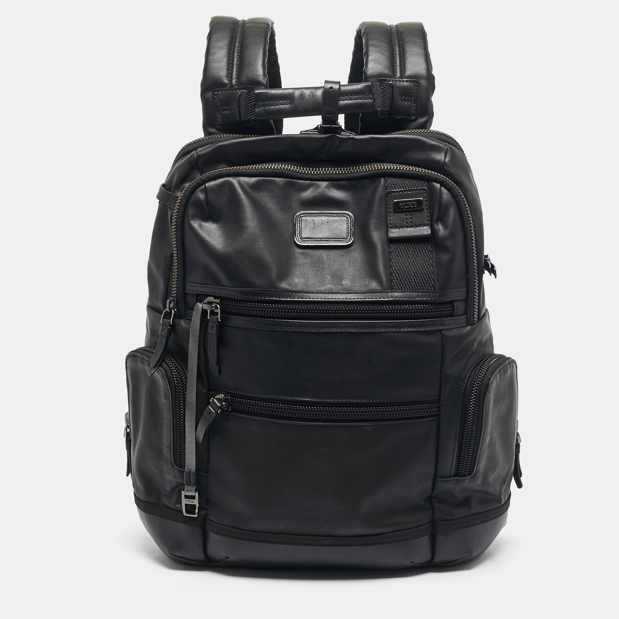 

TUMI Black Coated Canvas Alpha Bravo Knox Backpack