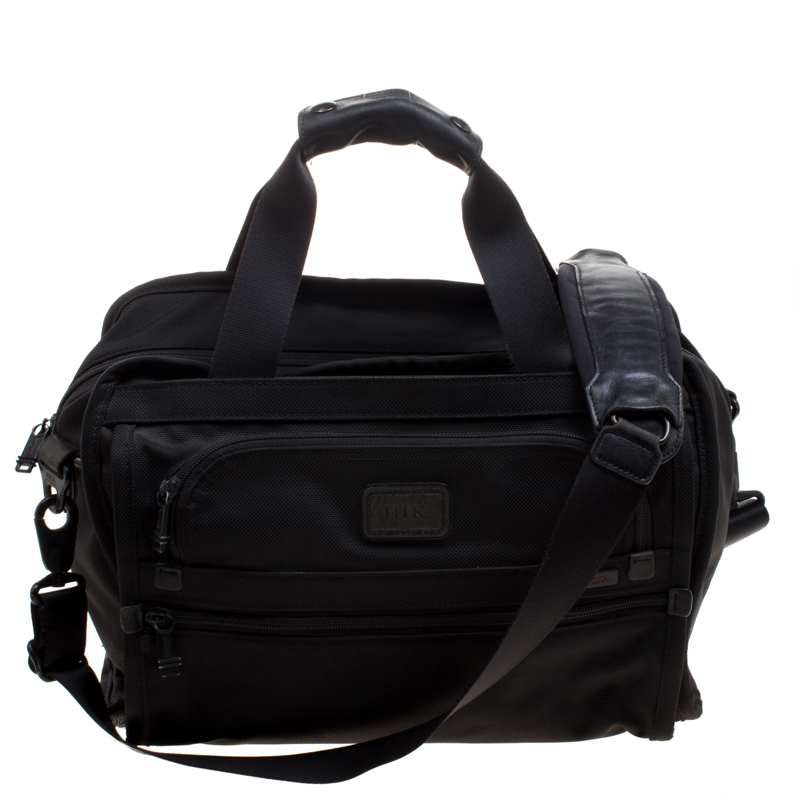 Tumi Black Nylon Portfolio Alpha Duffle Bag TUMI | TLC