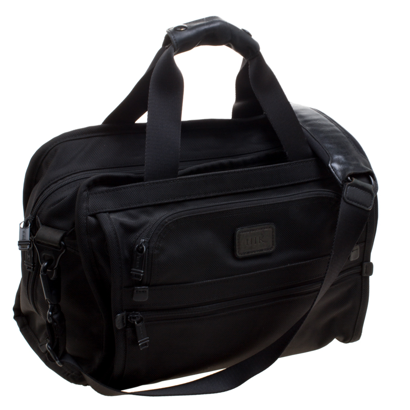 Tumi Black Nylon Portfolio Alpha Duffle Bag TUMI | TLC