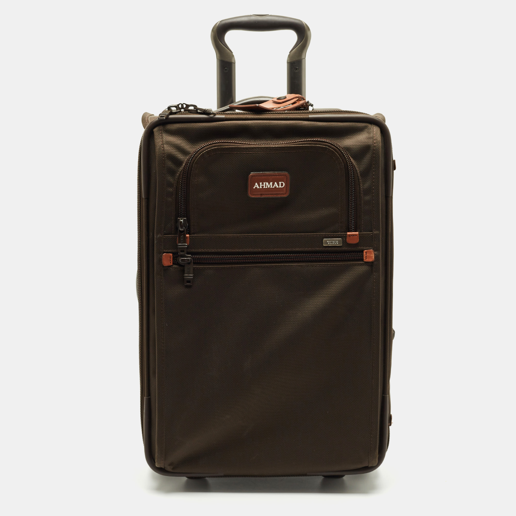 

TUMI olive Green Nylon 2 Wheeled Expandable Cabin Luggage