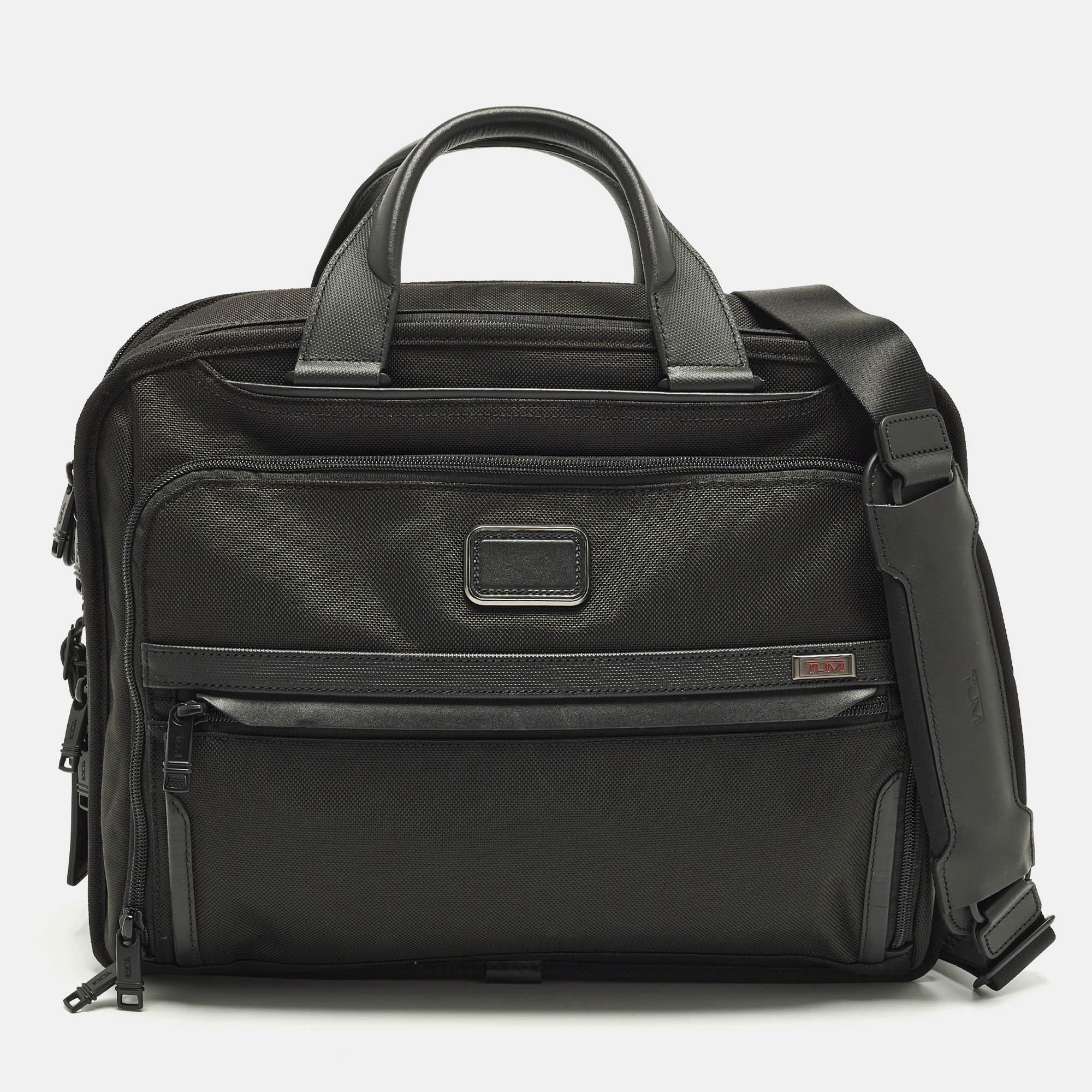 

TUMI Organizer Alpha 3 Black Nylon Briefcase