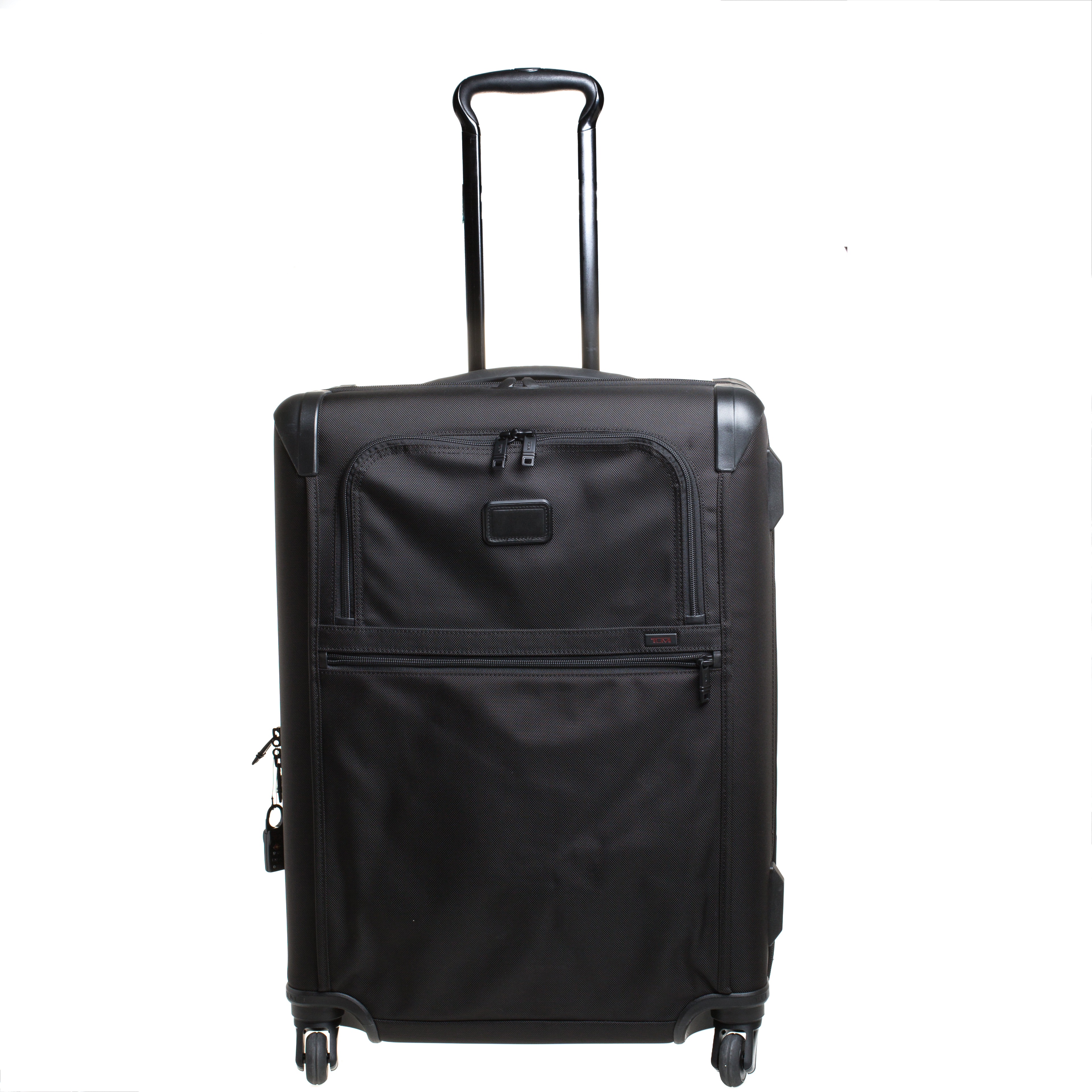 TUMI Black Nylon Short Trip Expandable 4 Wheel Luggage
