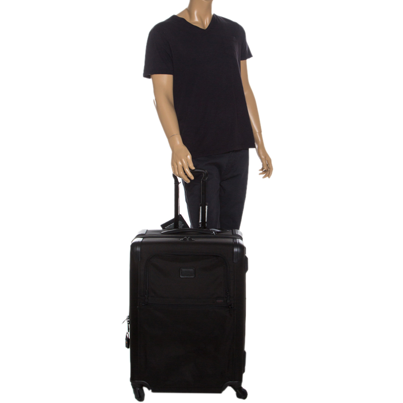 

TUMI Black Nylon Short Trip Expandable 4 Wheel Luggage
