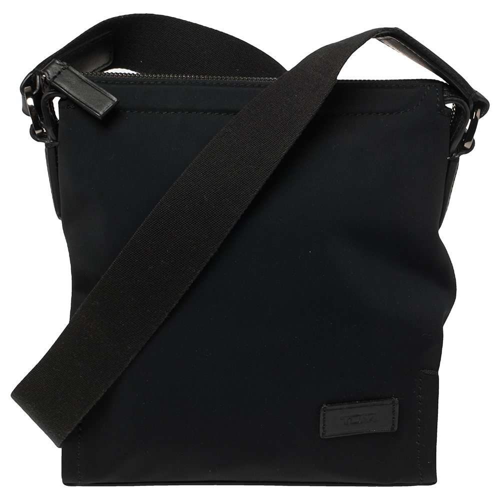 tumi nylon messenger bag
