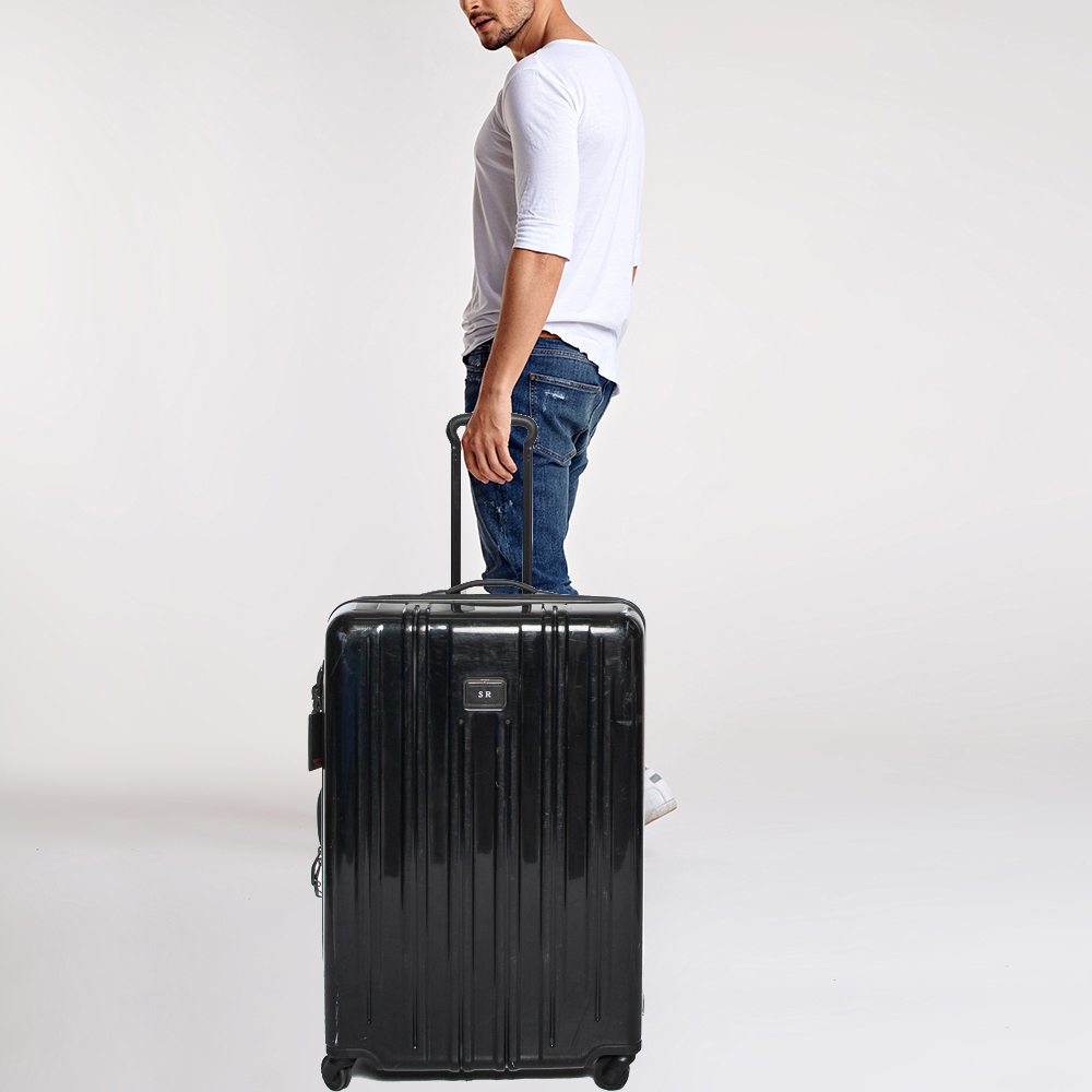 

Tumi Black PVC V3 4 Wheel Luggage