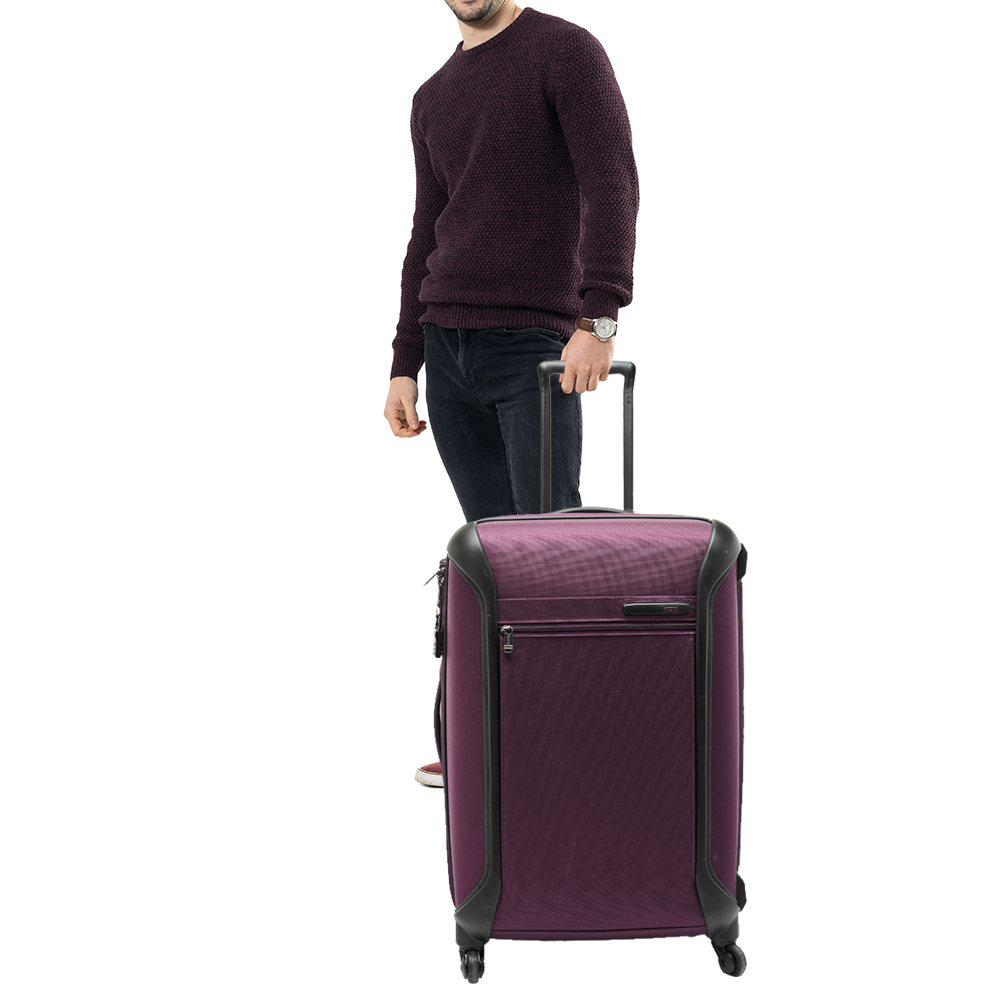 

Tumi Purple/Black Nylon Medium Gen 4.2 Lightweight Trip Suitcase