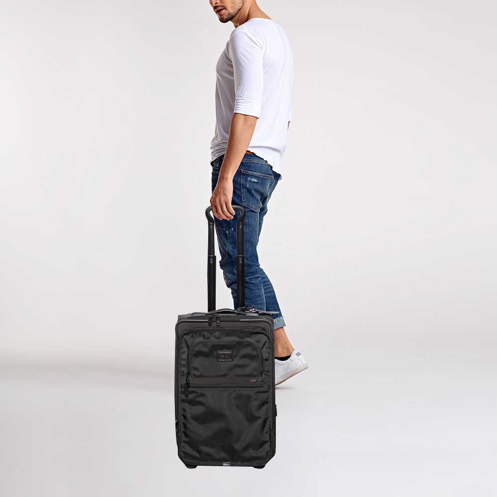 

TUMI Black Nylon Alpha 2 International Expandable Suitcase