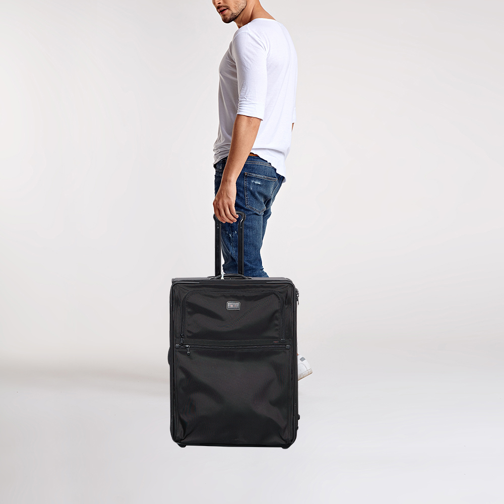 

TUMI Black Nylon Alpha Expandable Suitcase