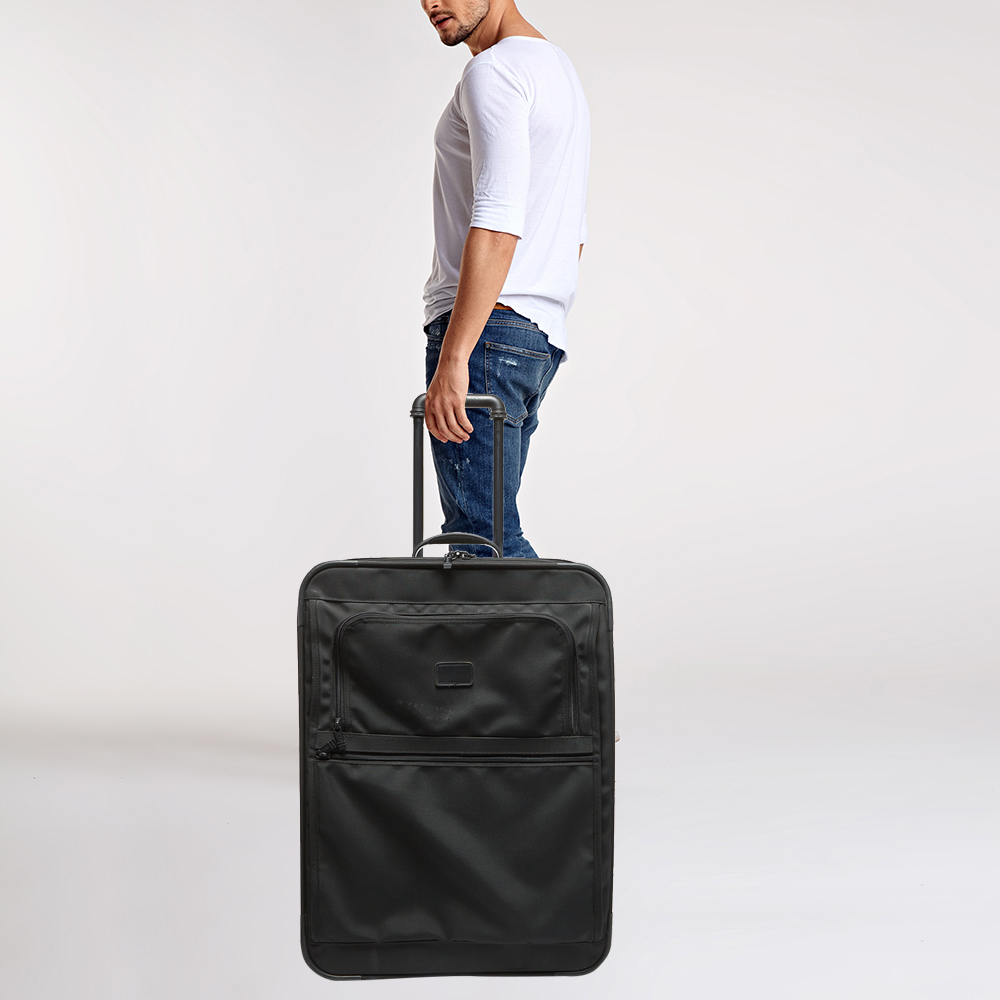 

TUMI Black Nylon 2 Wheeled Alpha Expandable Luggage