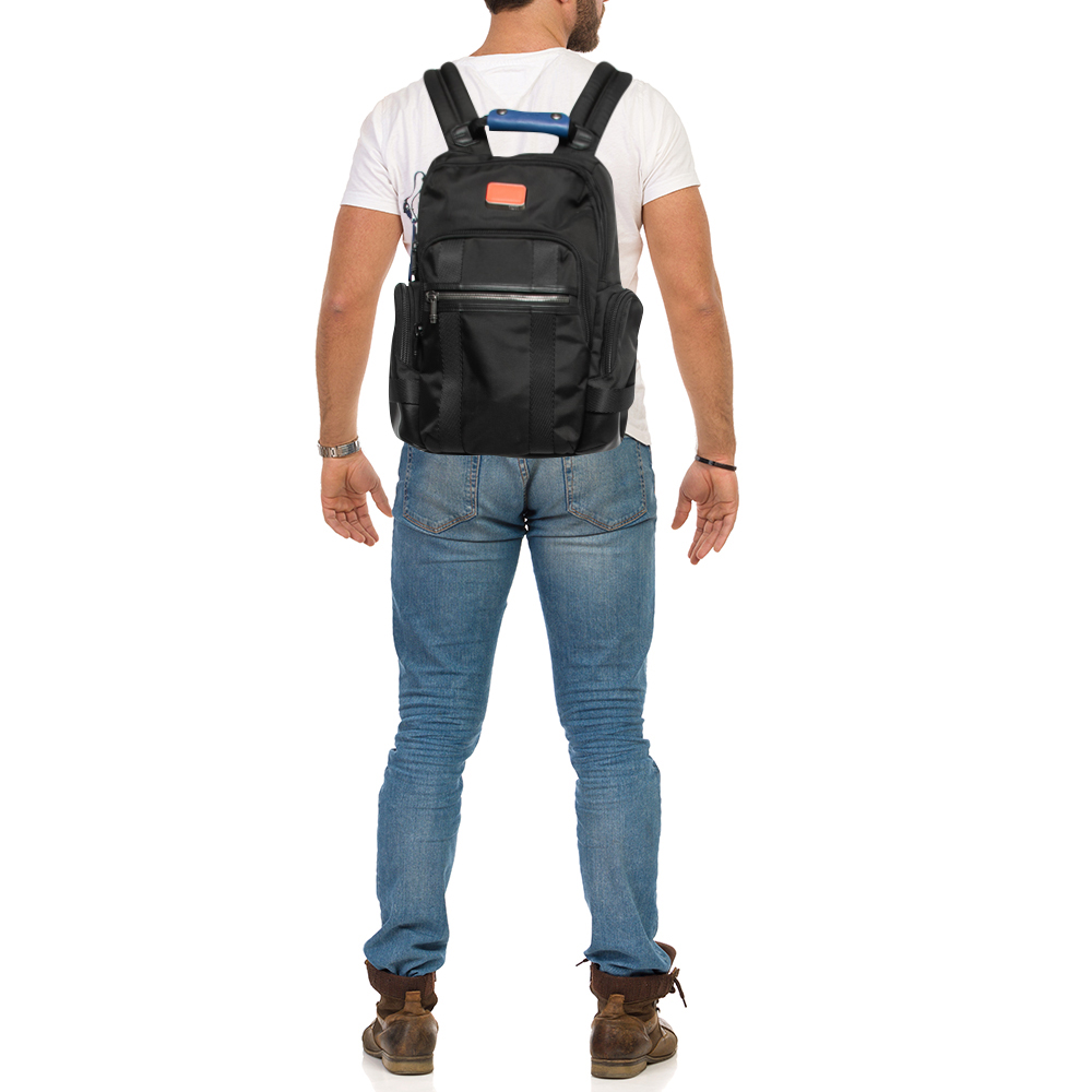 

TUMI Black Nylon Alpha Bravo Nellis Backpack