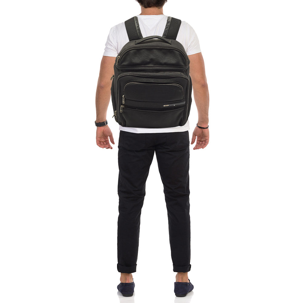 

TUMI Black Nylon Backpack