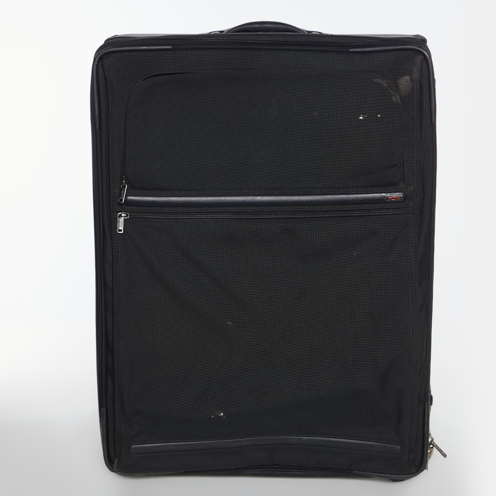 Pre-owned Tumi Black Nylon 2 Wheeled Alpha Expandable Luggage
