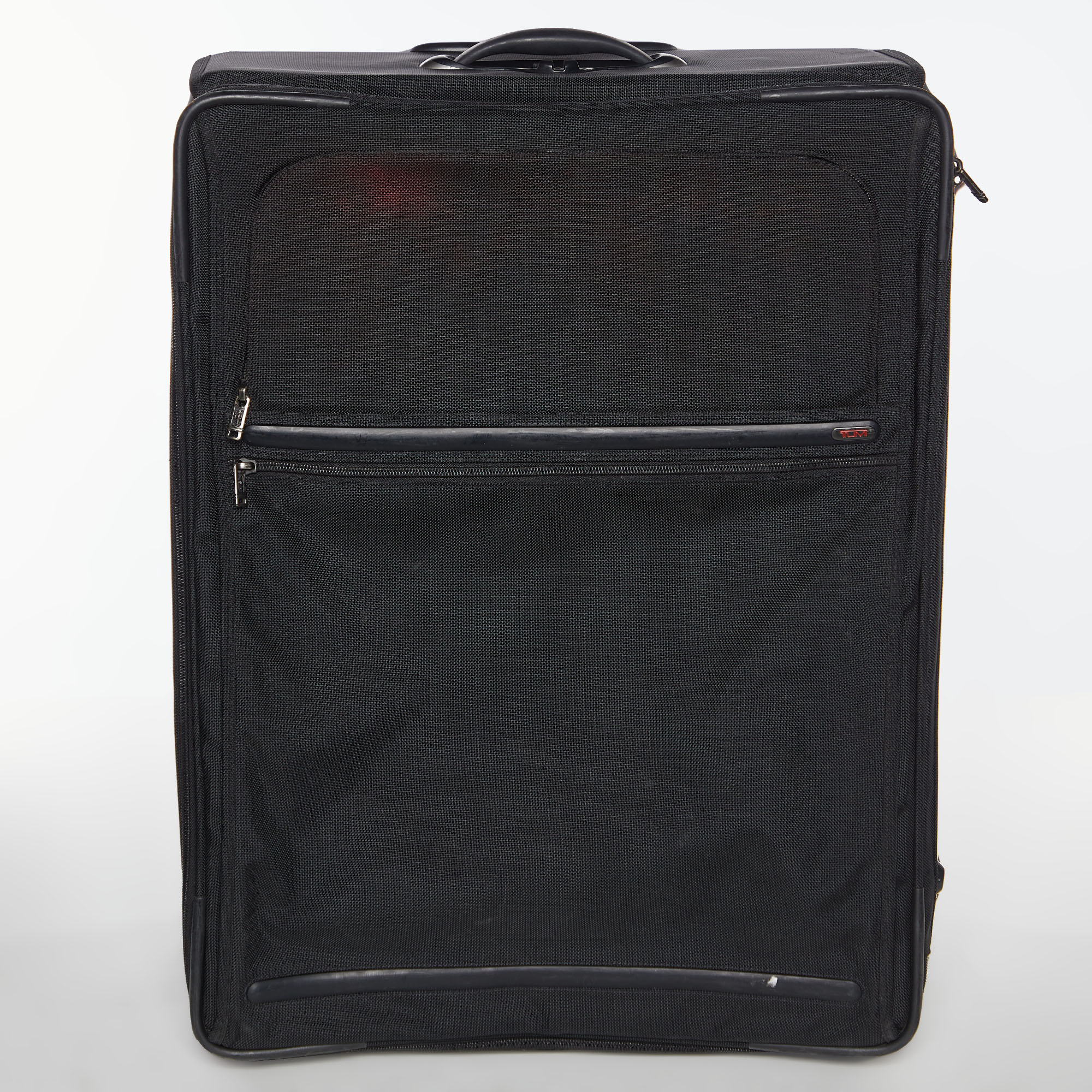 Pre-owned Tumi Black Nylon 2 Wheeled Alpha Expandable Luggage