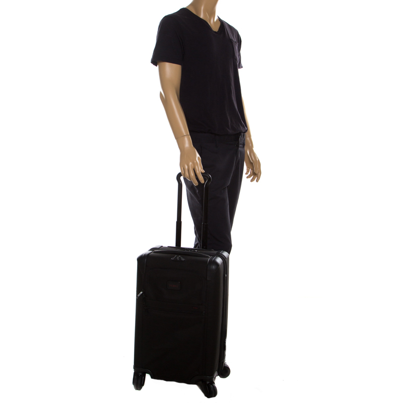 

Tumi Black Nylon Short Trip Luggage