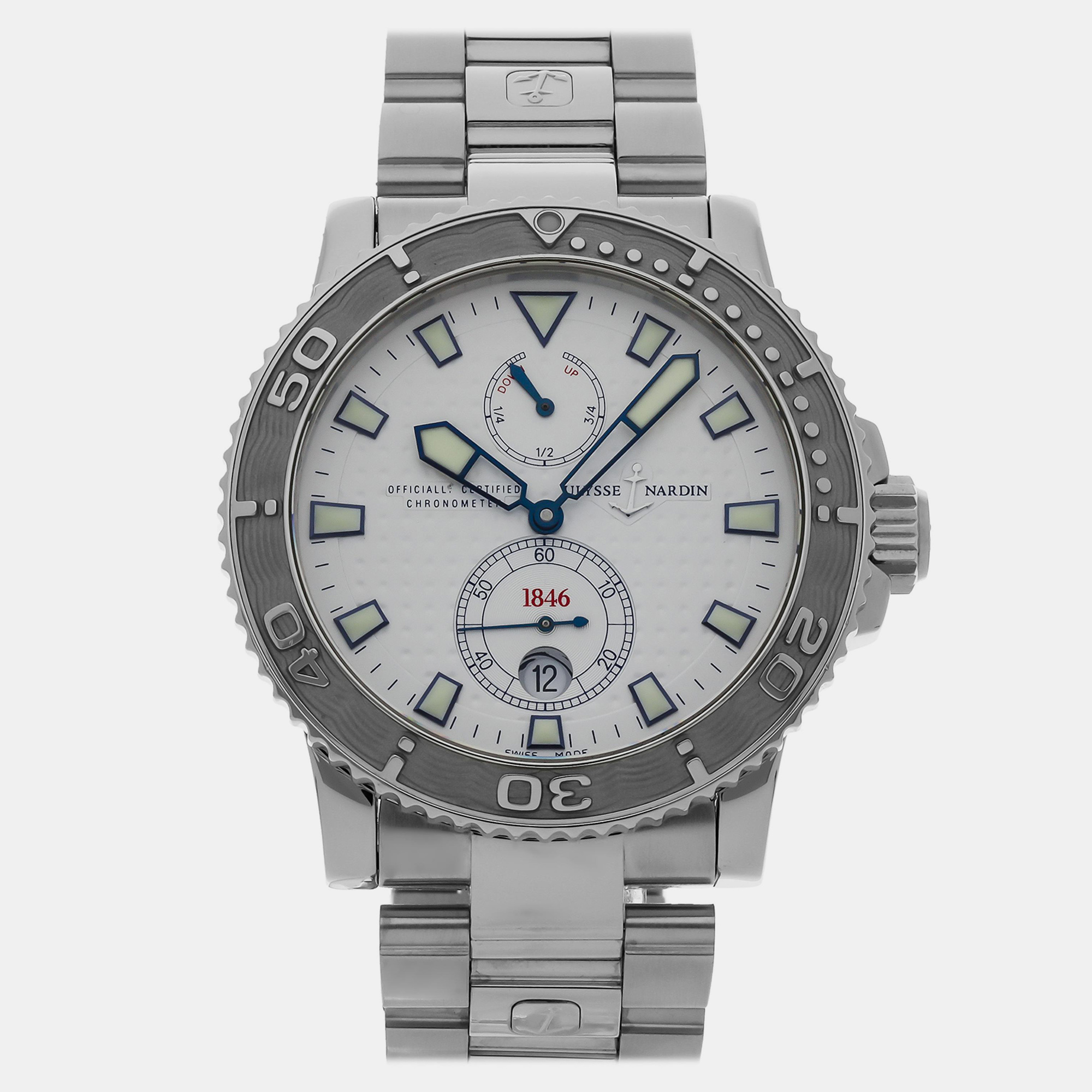 

Pre-Owned Ulysse Nardin Maxi Marine Diver 42 mm, Silver