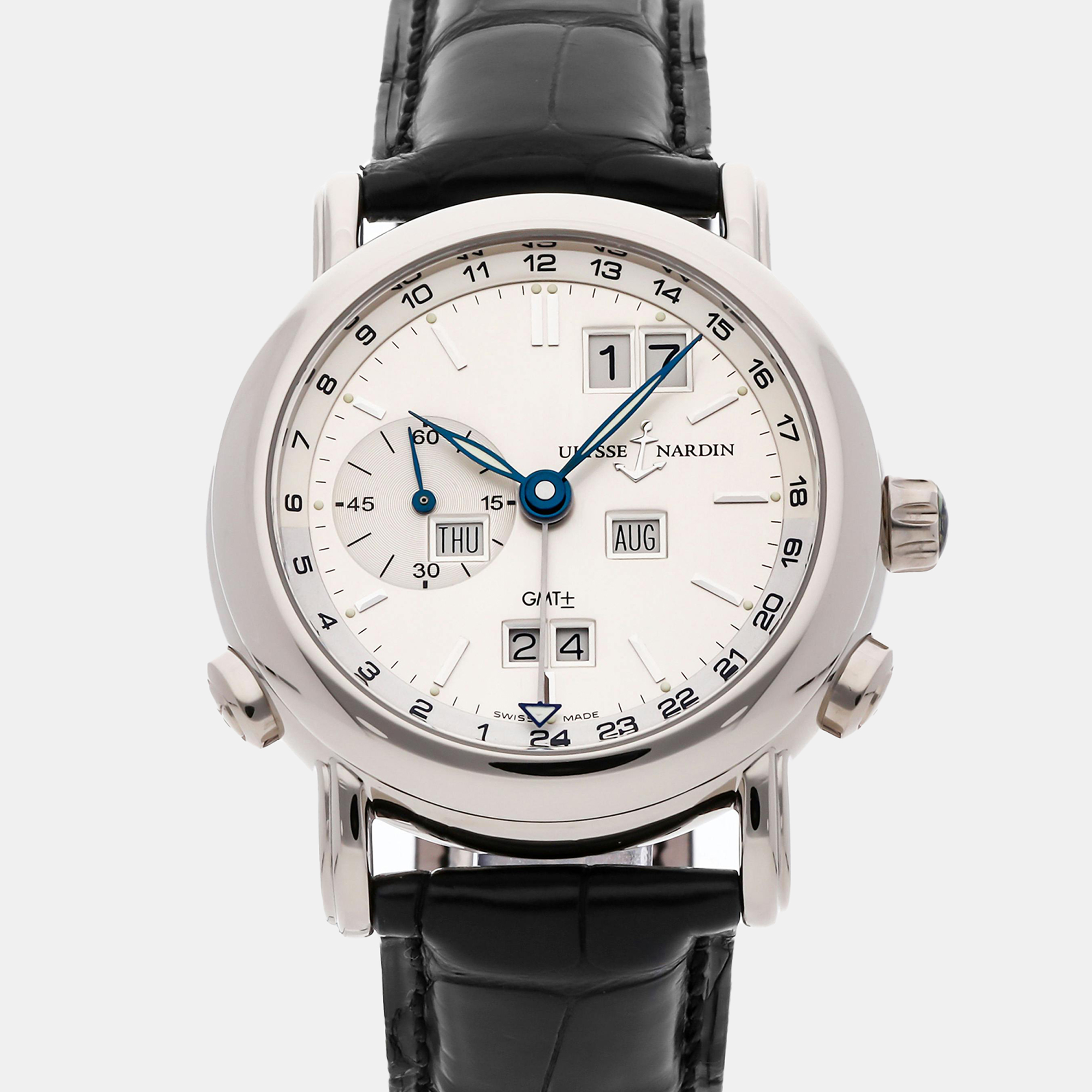

Pre-Owned Ulysse Nardin GMT Perpetual 320-22/31, Silver