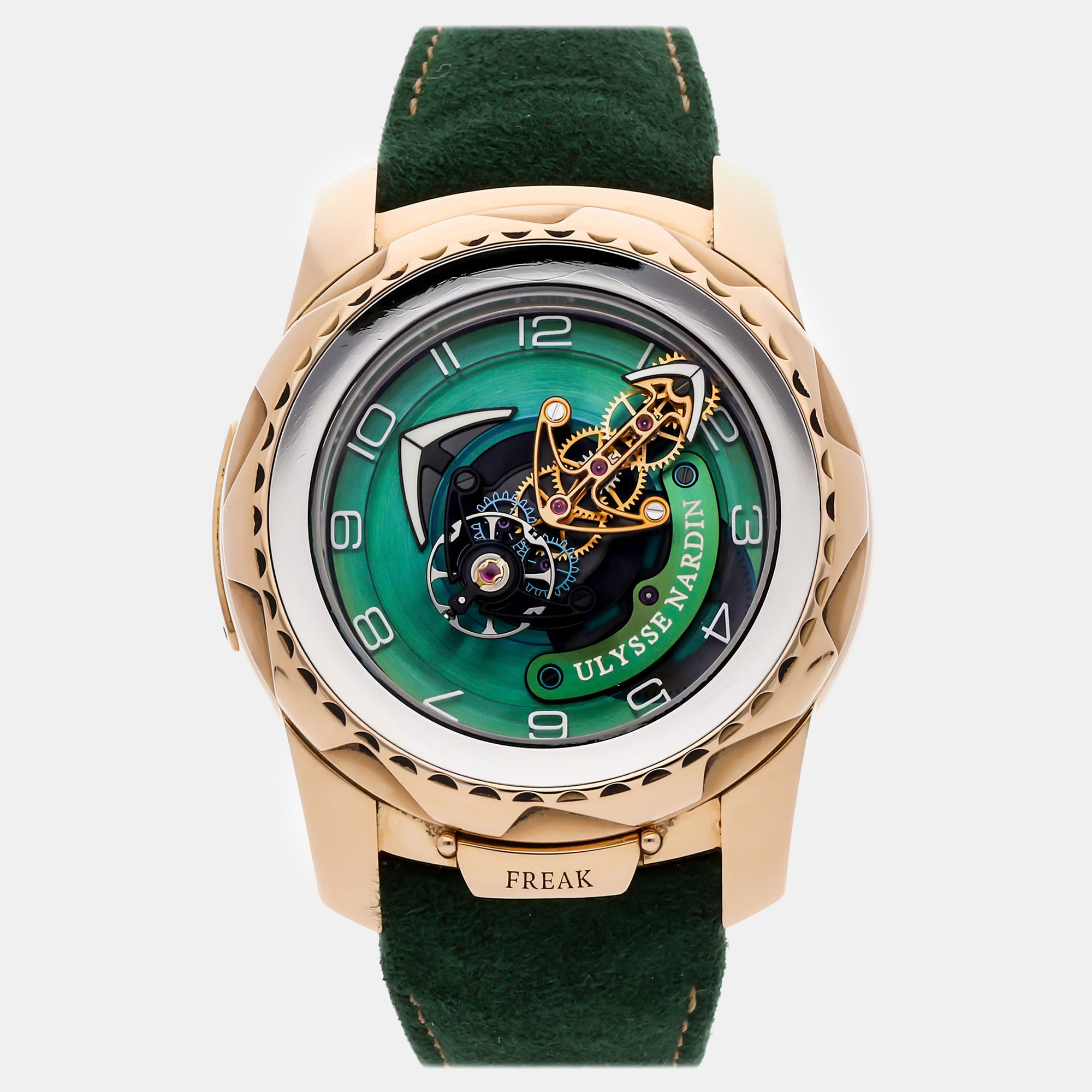 

Pre-Owned Ulysse Nardin Freak Cruiser 2056-131/GREEN