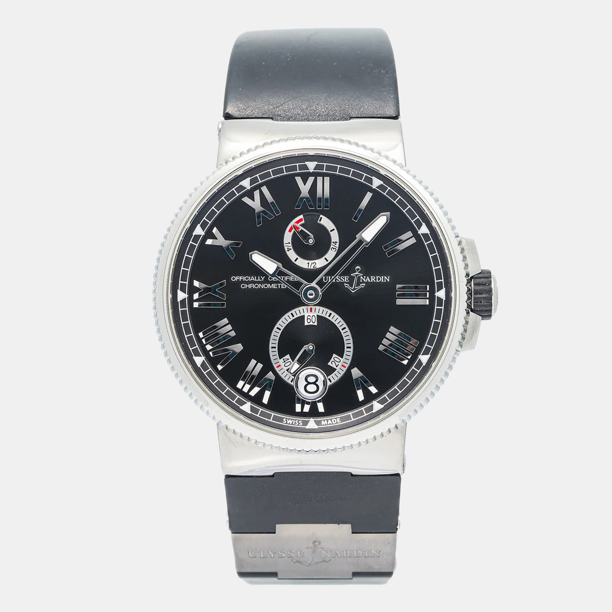 

Ulysse Nardin Marine 1183-122 Black Stainless Steel Men's Wristwatch