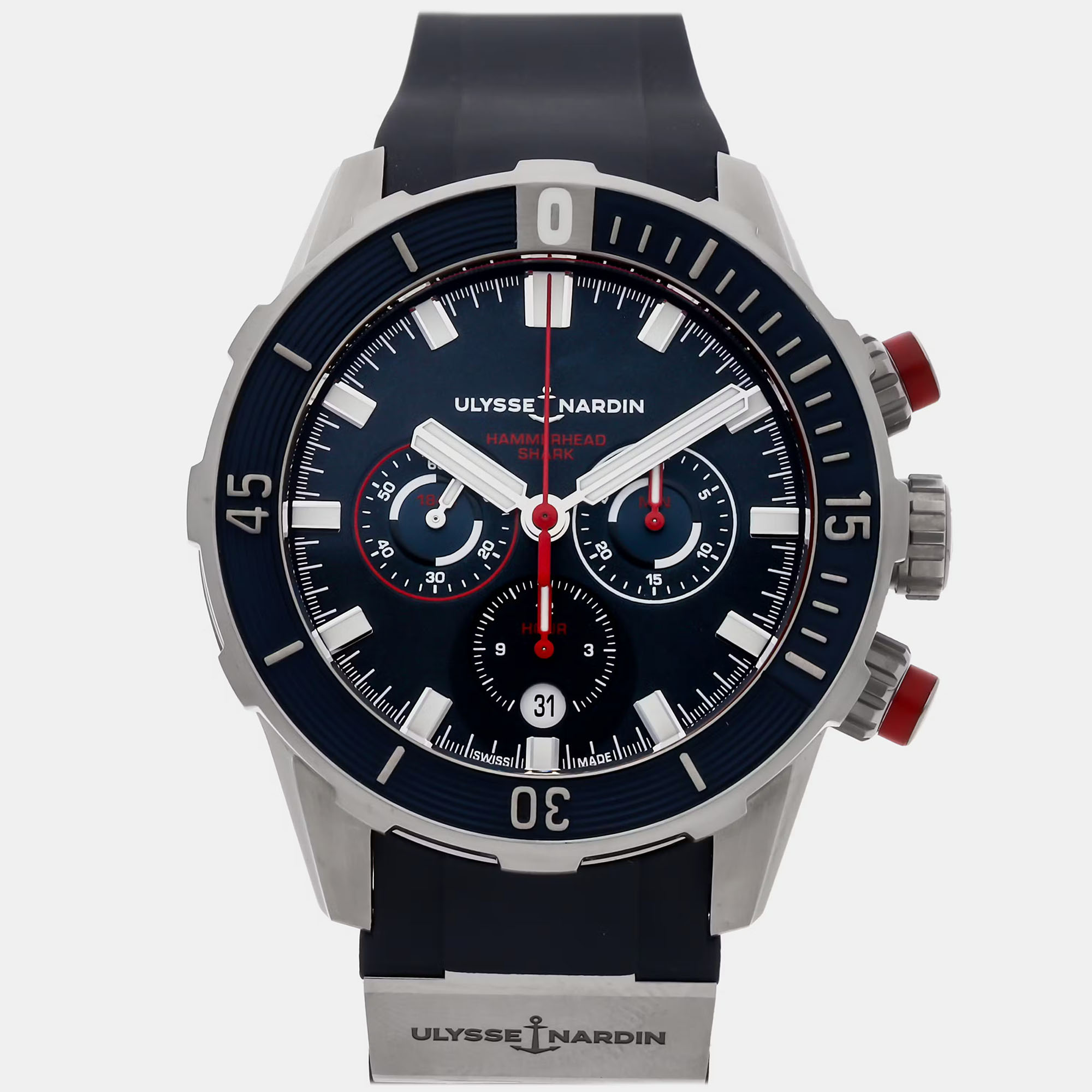 

Pre-Owned Ulysse Nardin Diver Chronograph, Blue