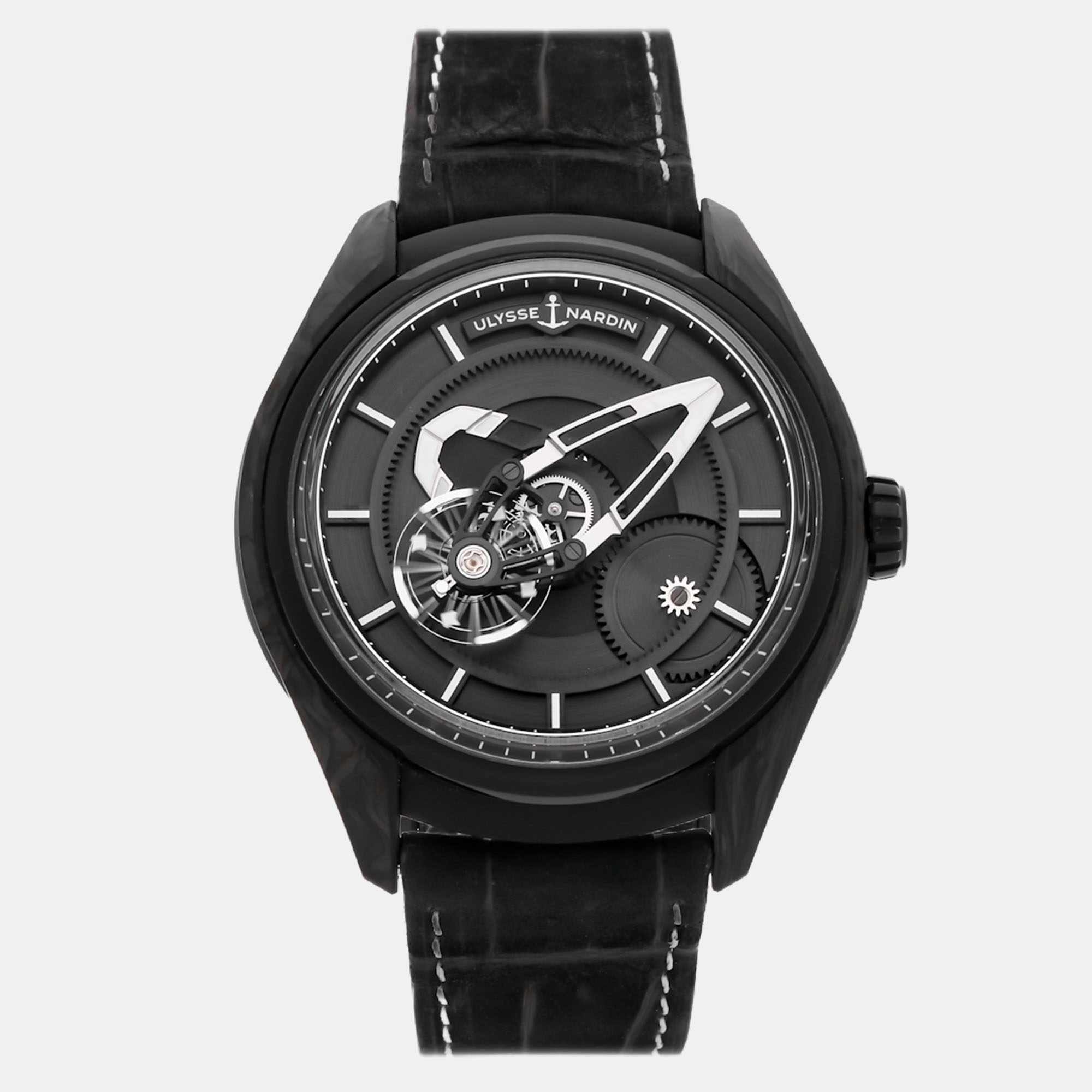 Click to view more detailed imagery on our partner's website Pre-owned Ulysse Nardin Freak X 2303-270/carb In Black