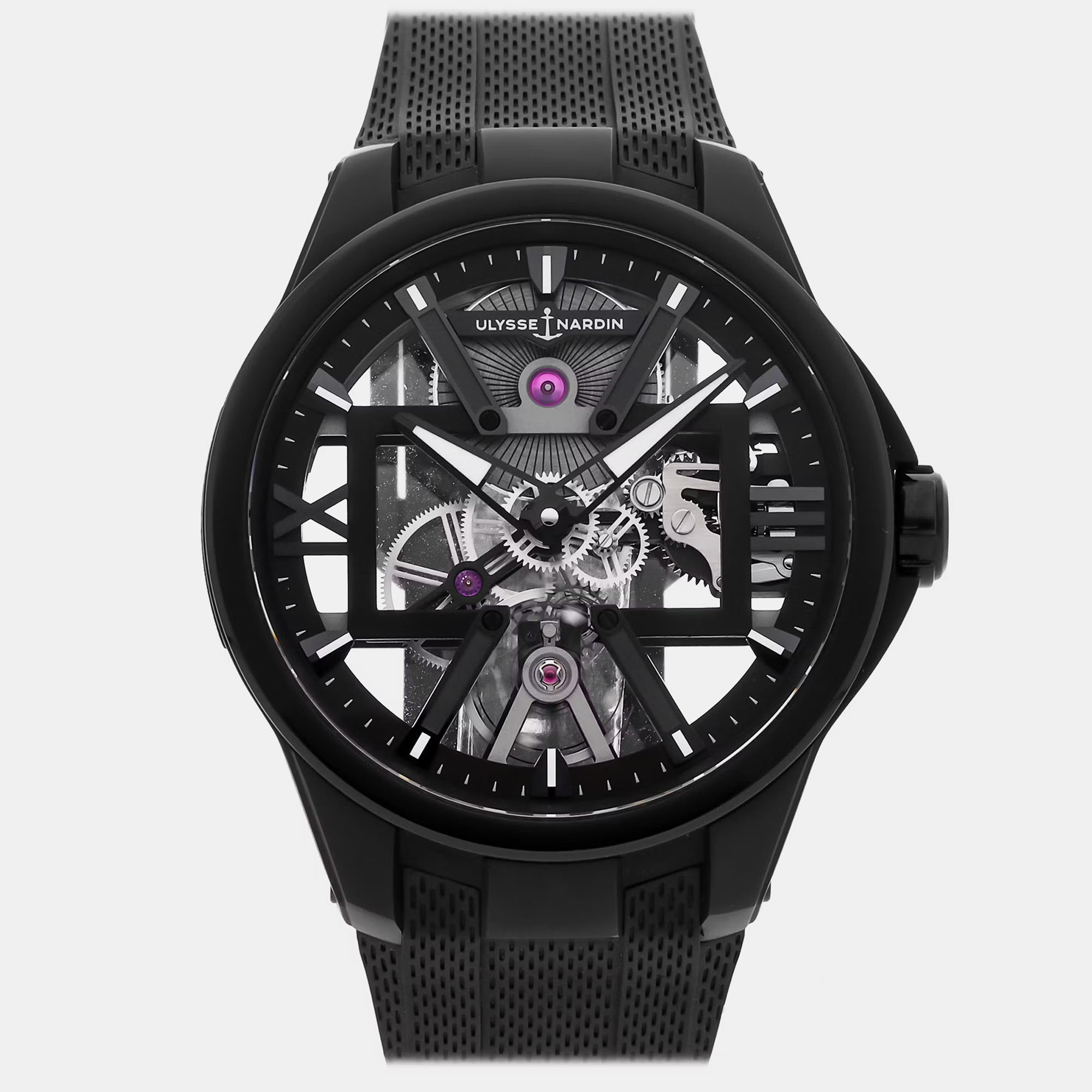 

Pre-Owned Ulysse Nardin Blast Skeleton X 3713-260/BLACK, Silver