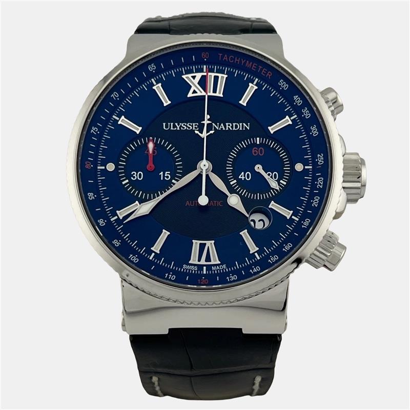 

Ulysse Nardin Maxi Marine 353-66-3/323 Automatic Blue Dial Stainless Steel Men's Wristwatch 41 mm