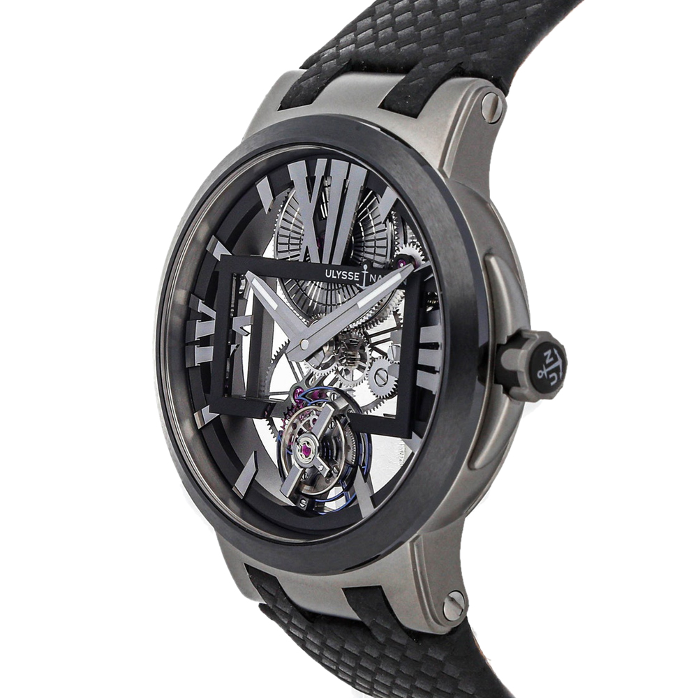 

Ulysse Nardin Gray Ceramic And Titanium Executive Skeleton Tourbillon, Grey