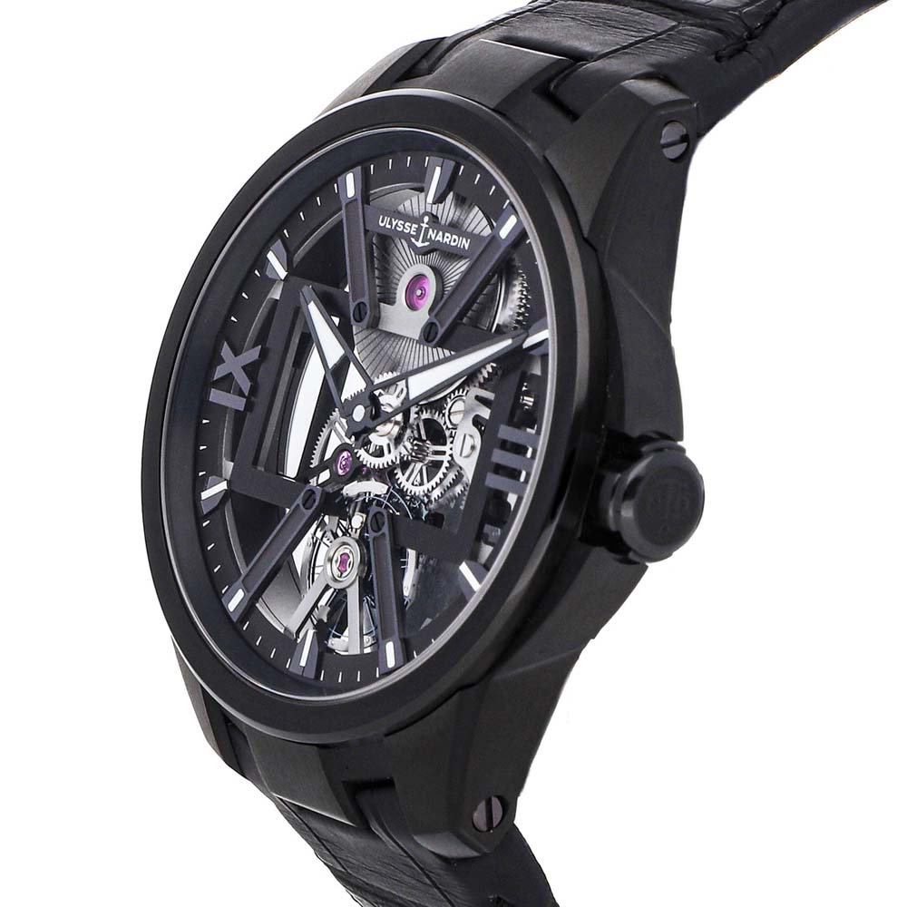 

Ulysse Nardin Black Pvd Coated Titanium Executive Skeleton X