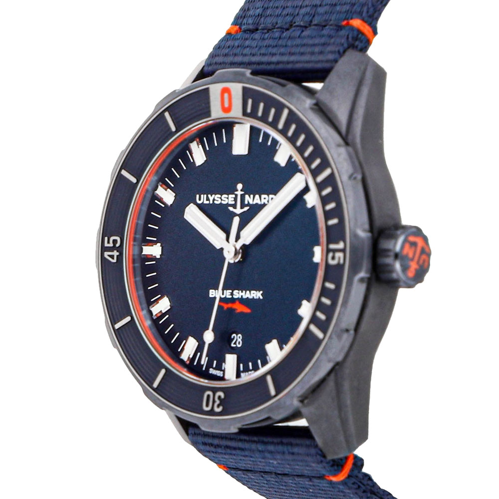 

Ulysse Nardin Blue PVD Coated Stainless Steel Diver Blue Shark Limited Edition