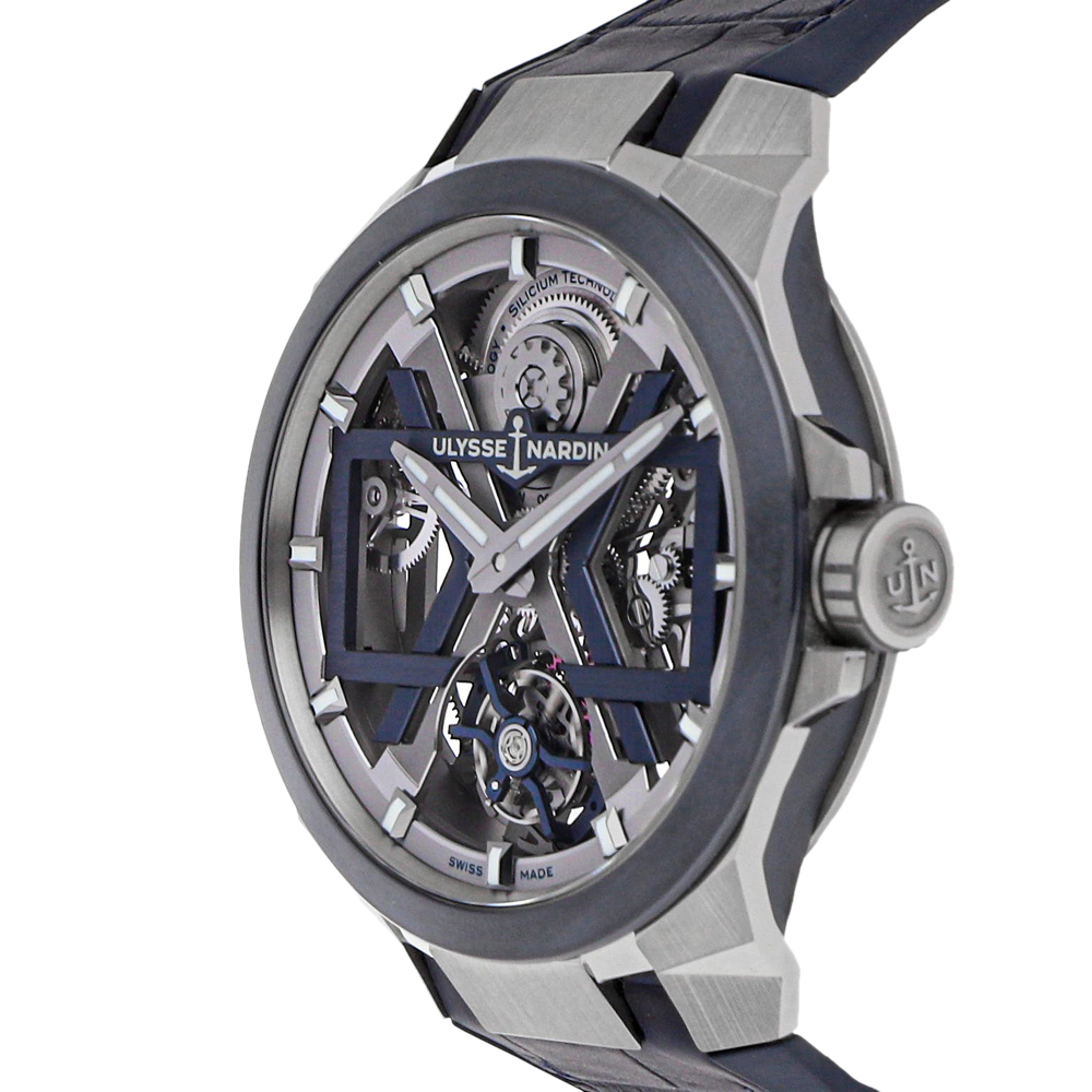 

Ulysse Nardin Grey Titanium Executive Blast Tourbillon 1723-400-3A/03 Men's Wristwatch 45 MM