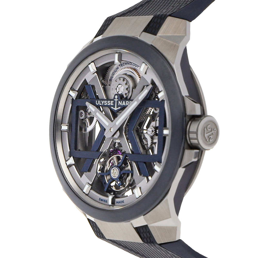 

Ulysse Nardin Silver Titanium Executive Blast Tourbillon 1723-400-3A/03 Men's Wristwatch 45 MM