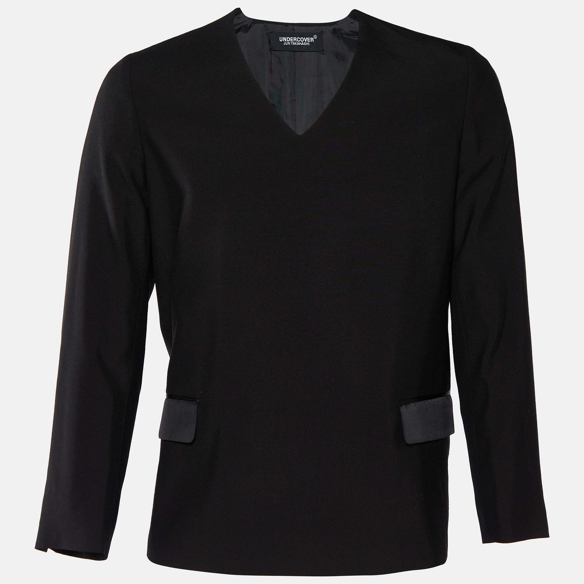 

Undercover Black Wool V-Neck Pullover Jacket M