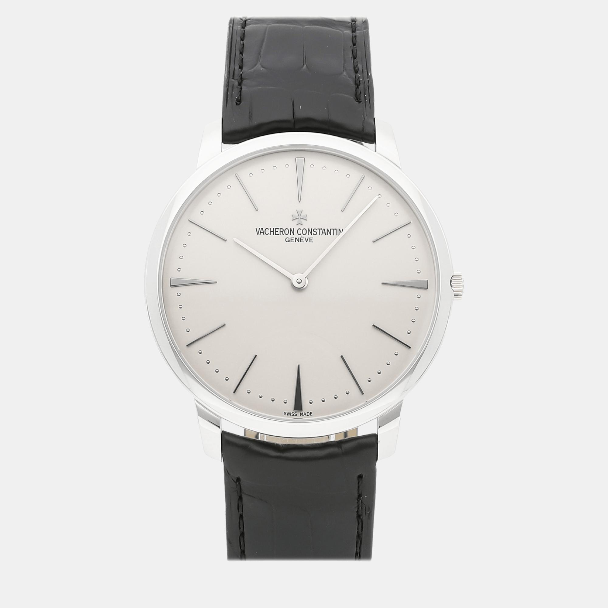 

Vacheron Constantin Silver Platinum Patrimony 81180/000P-9332 Manual Winding Men's Wristwatch 40 mm