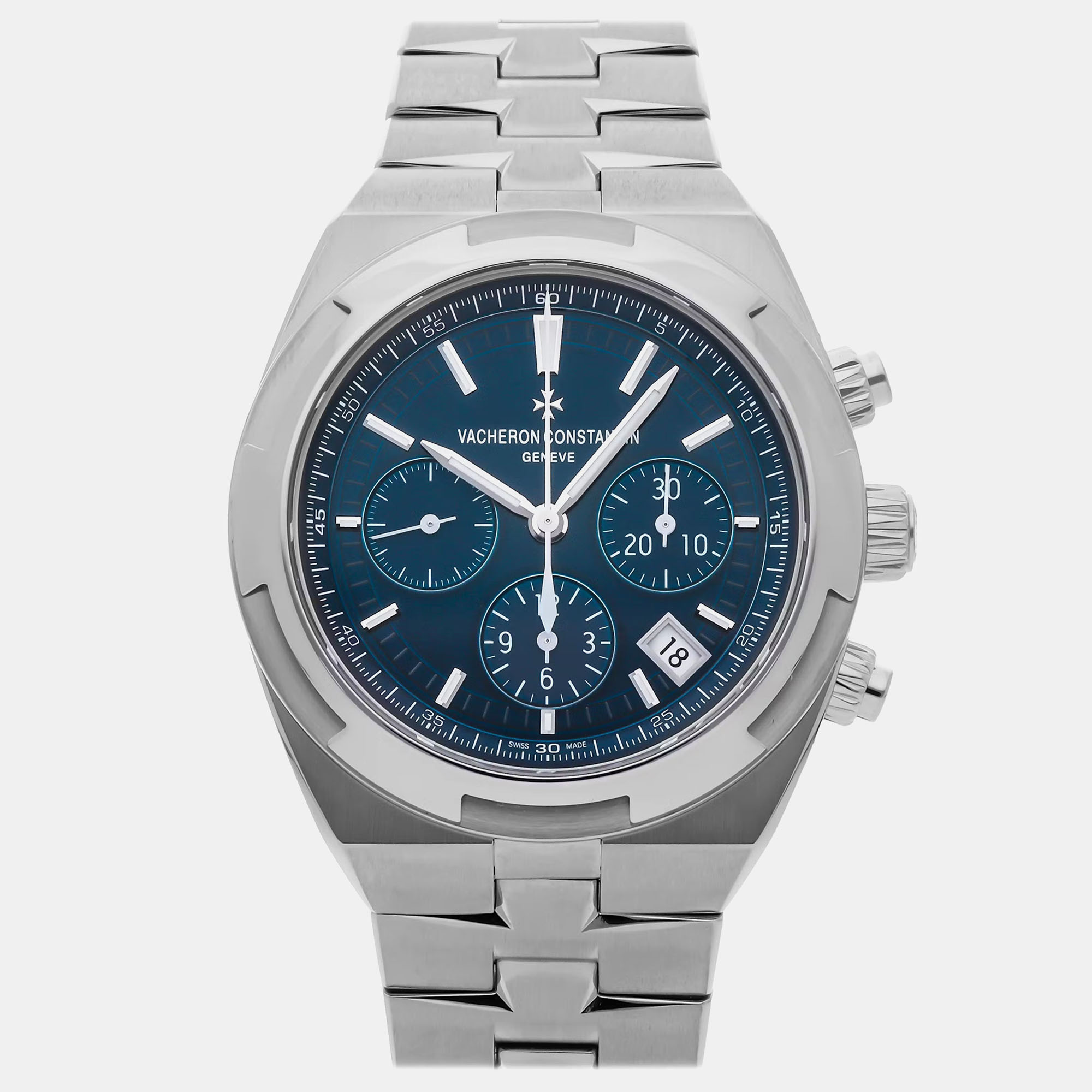 

Vacheron Constantin Blue Stainless Steel Overseas 5500V/110A-B148 Automatic Men's Wristwatch 42 mm