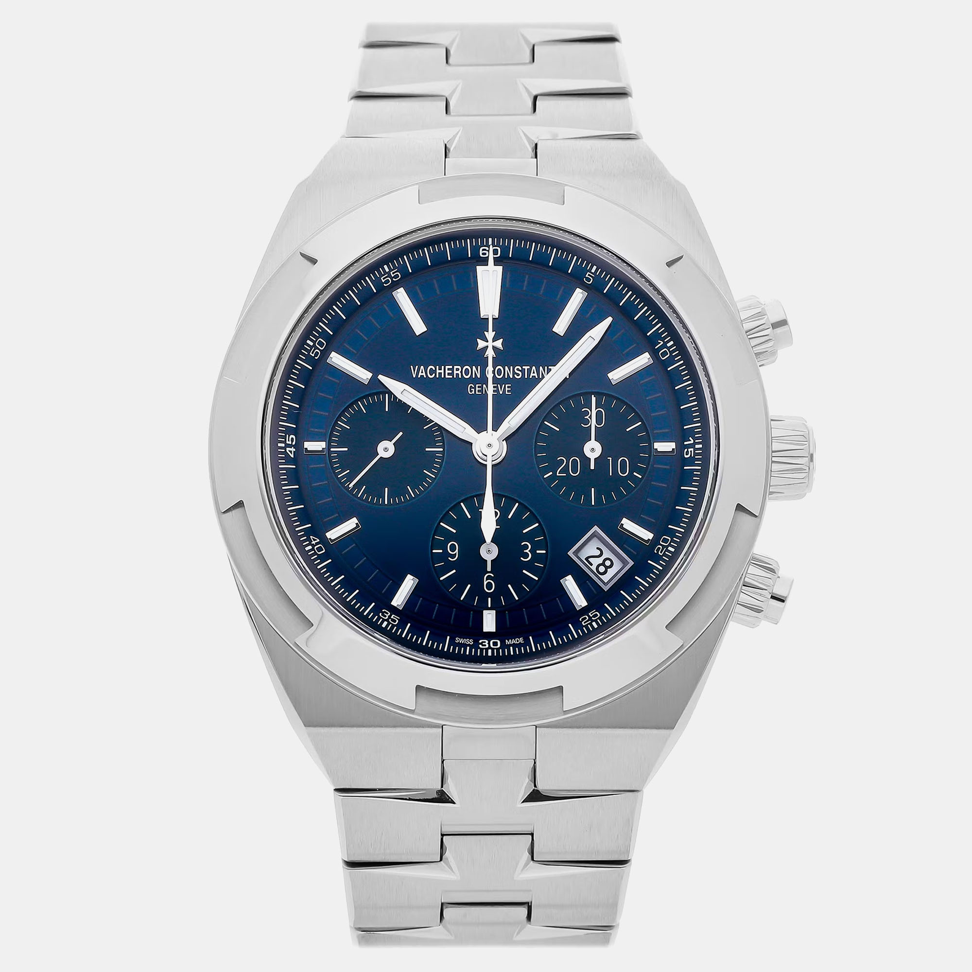 

Pre-Owned Vacheron Constantin Overseas Chronograph Men's Watch 42 mm, Blue