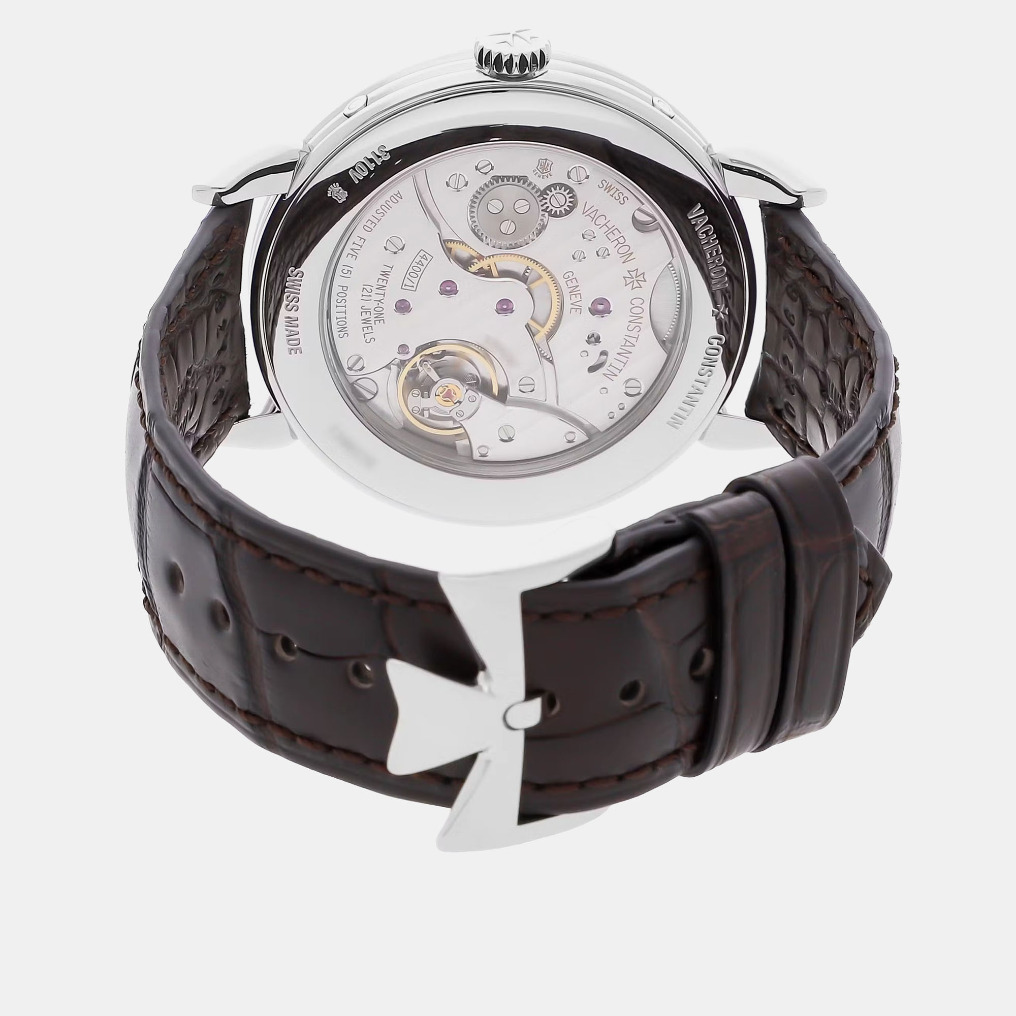 Pre-Owned Vacheron Constantin Historiques Triple Calendrier 1942 Men`s Watch 40 mm 