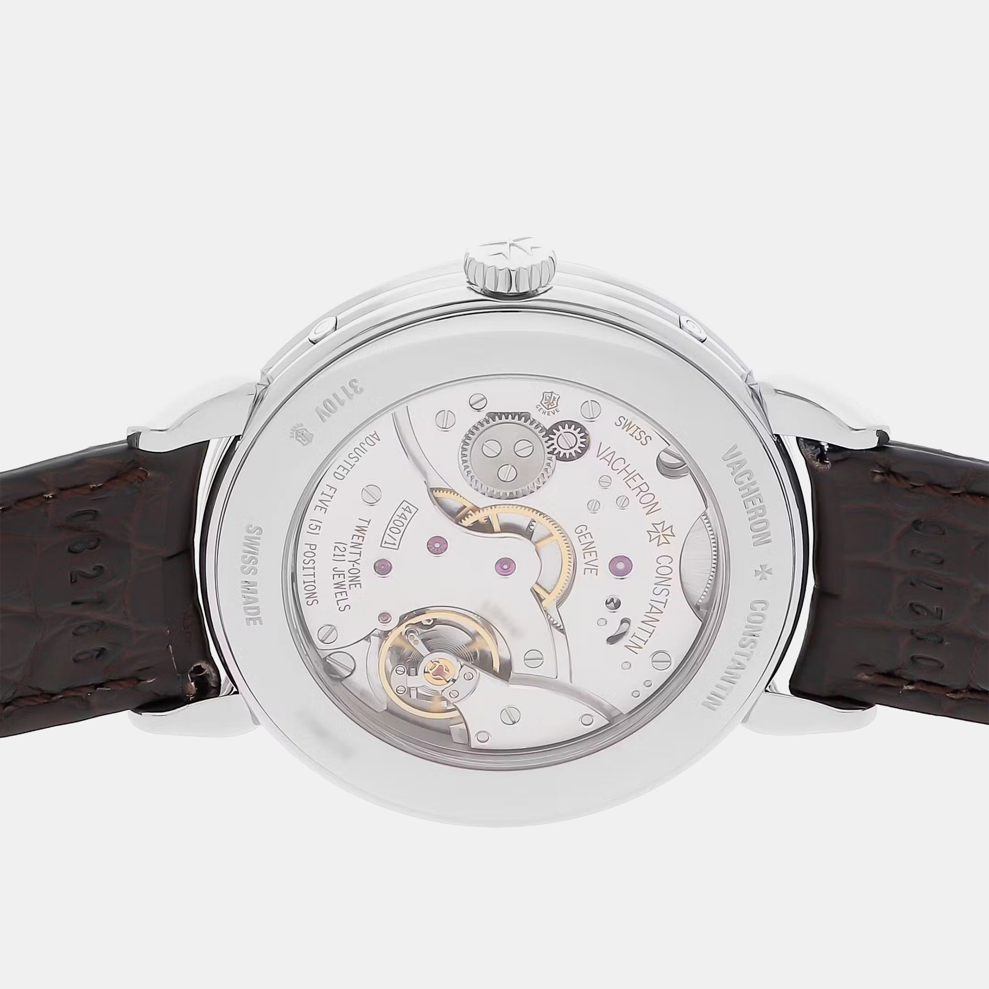 Pre-Owned Vacheron Constantin Historiques Triple Calendrier 1942 Men`s Watch 40 mm 