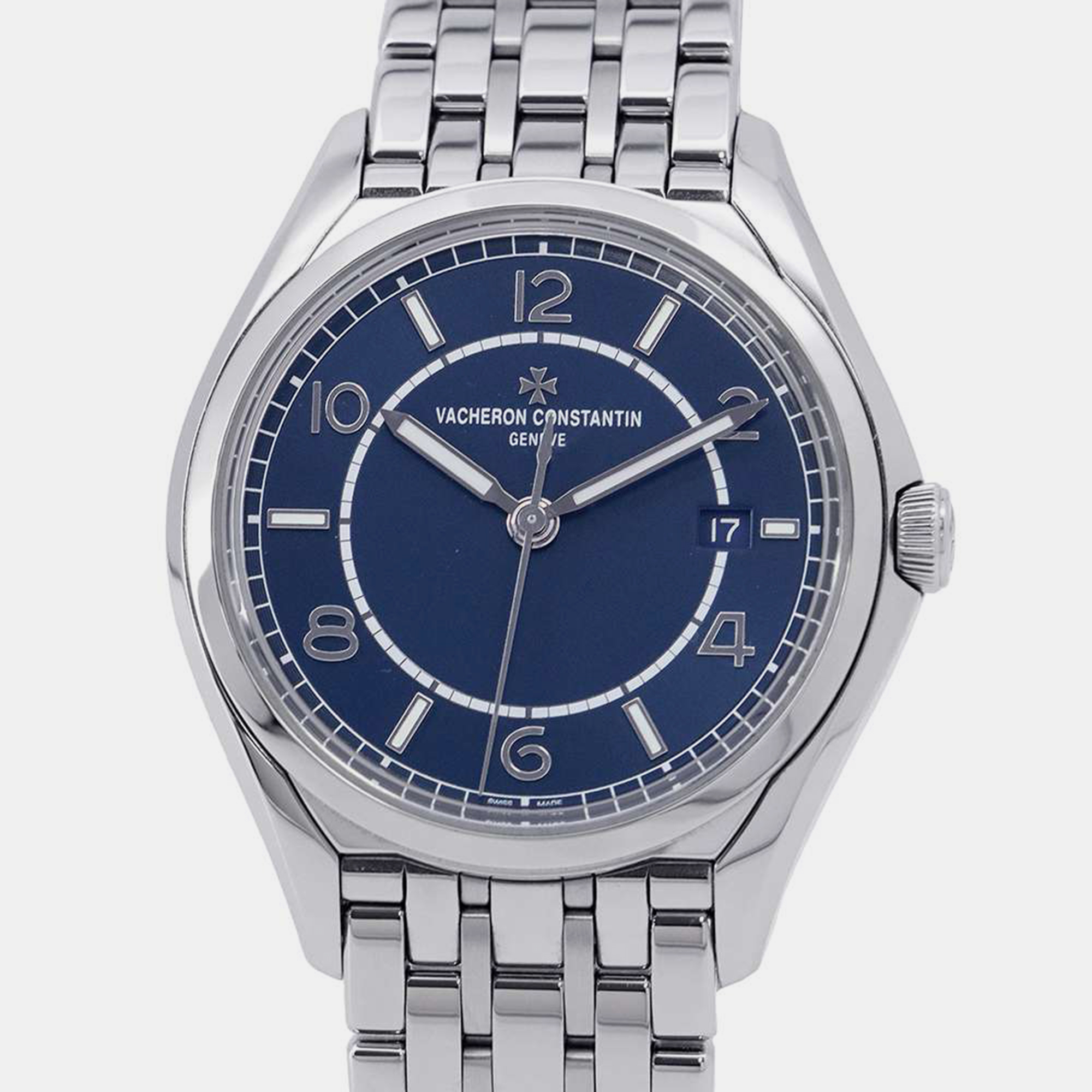 

Vacheron Constantin Blue Stainless Steel Fifty Six Automatic Men's Wristwatch 40 mm