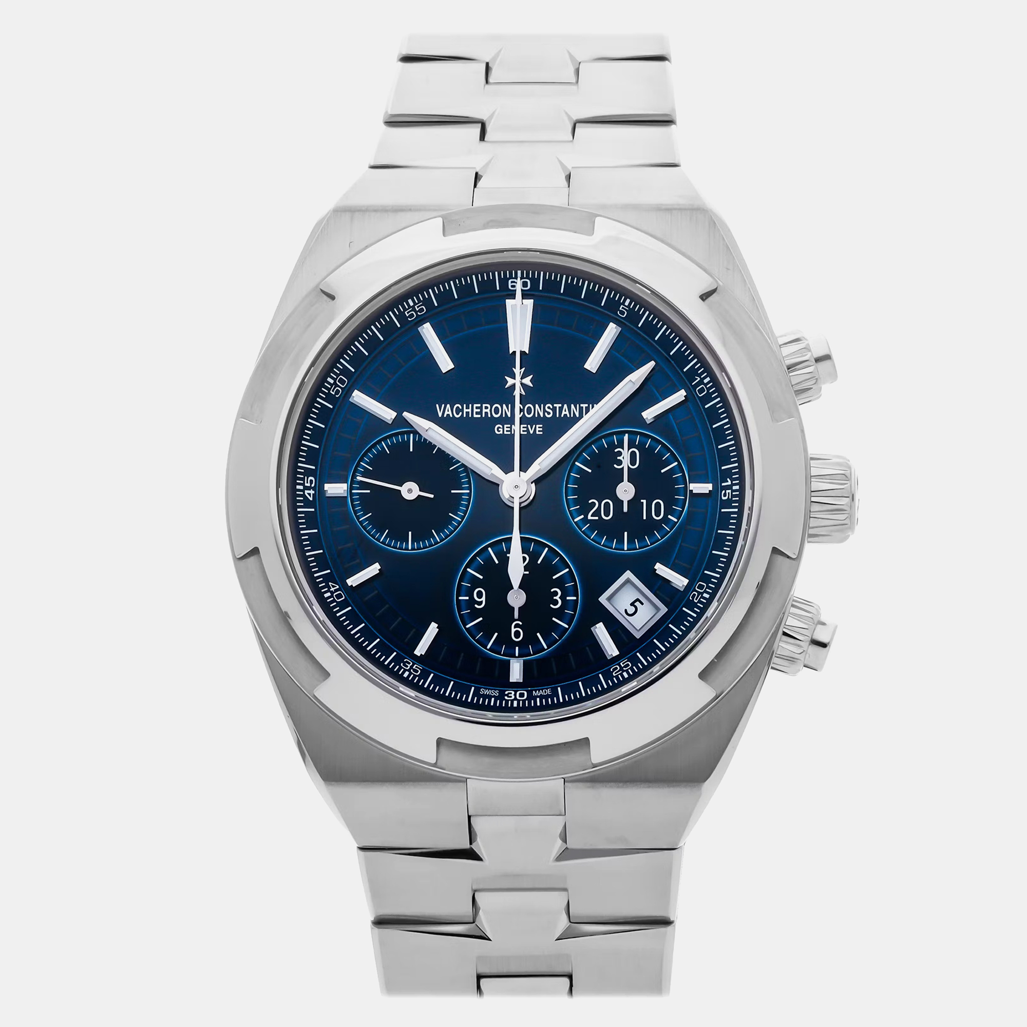 

Pre-Owned Vacheron Constantin Overseas Chronograph 42 mm, Blue