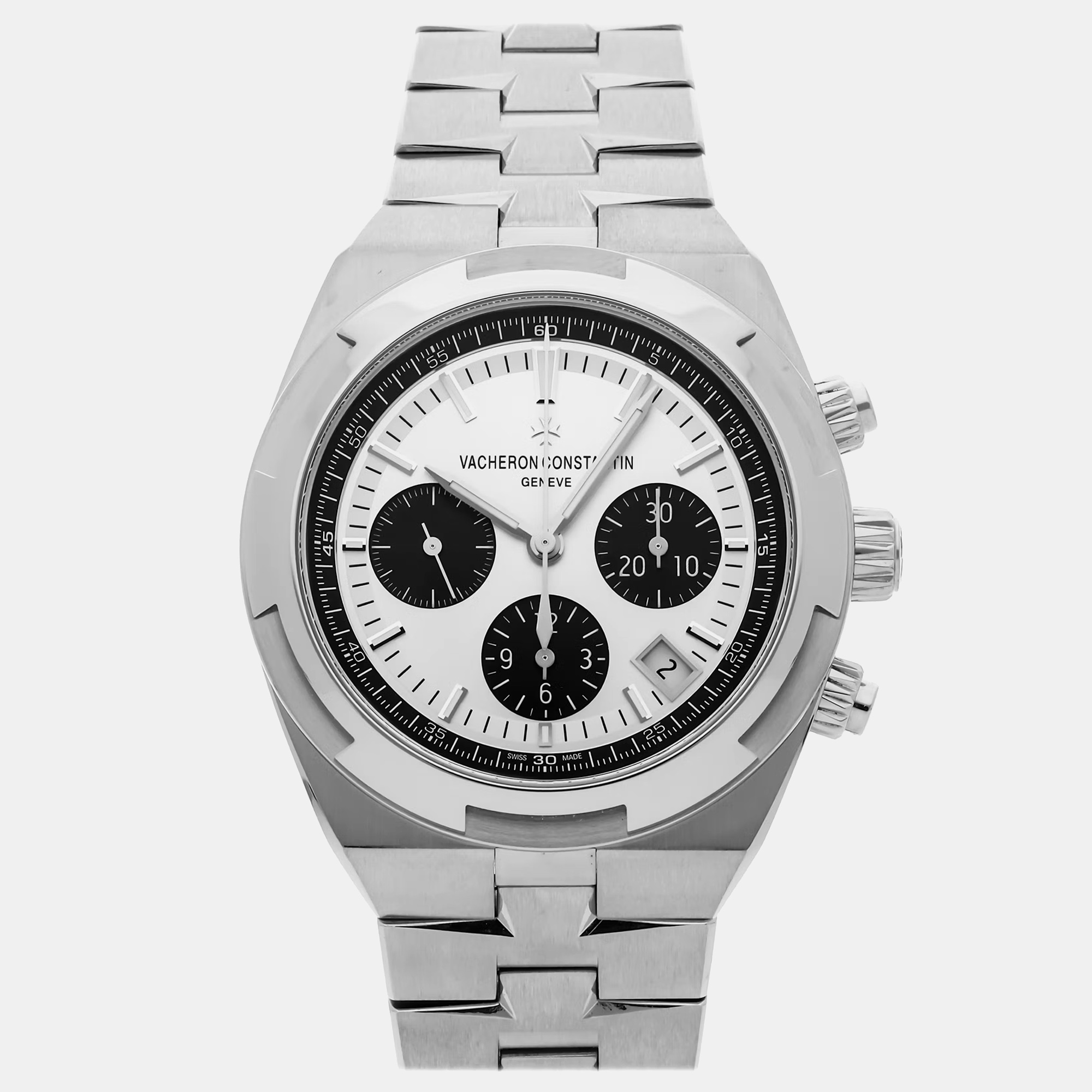 

Pre-Owned Vacheron Constantin Overseas Chronograph, Silver