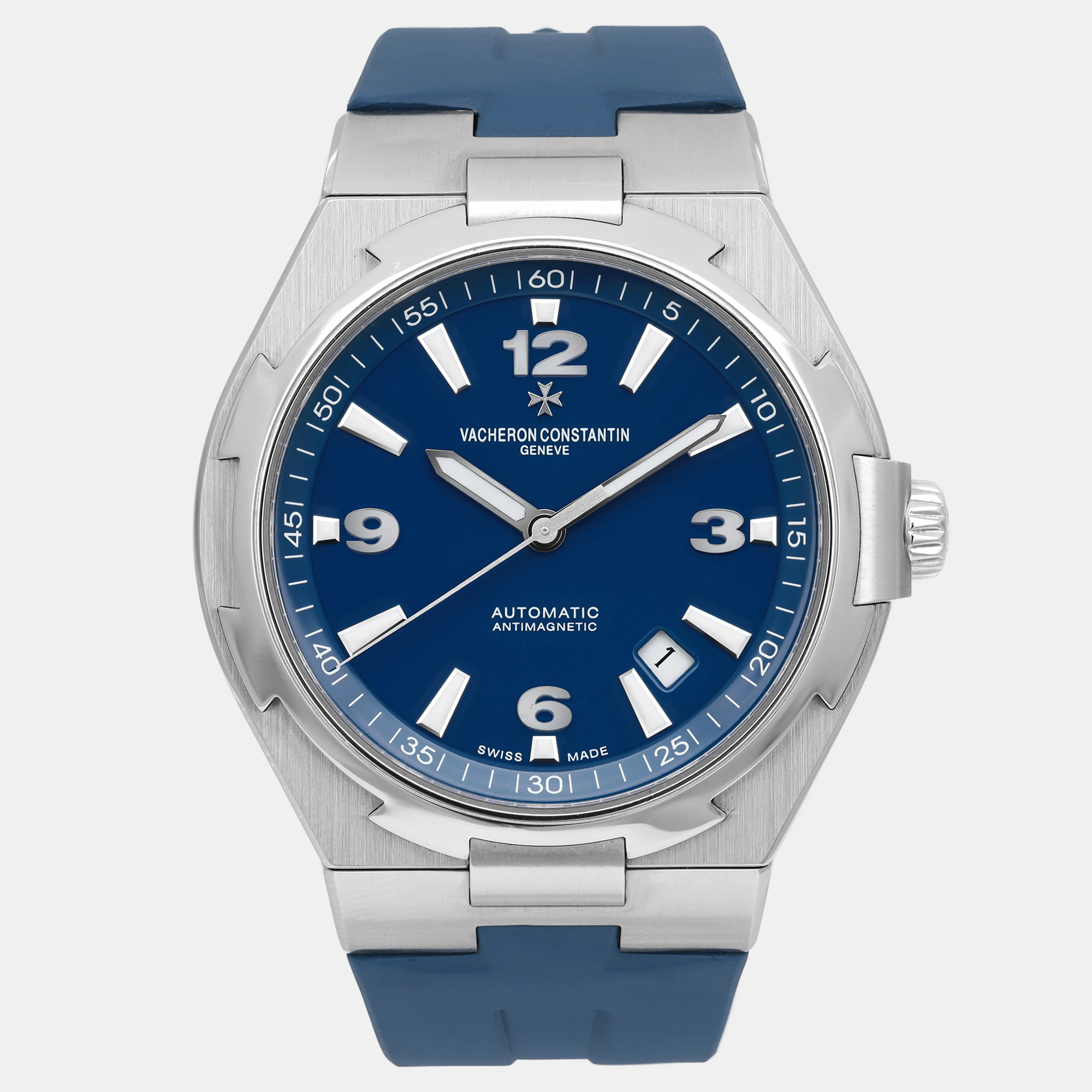 

Vacheron Constantin Overseas 47040/000A Automatic Blue Dial Stainless Steel Men's Wristwatch 42 mm