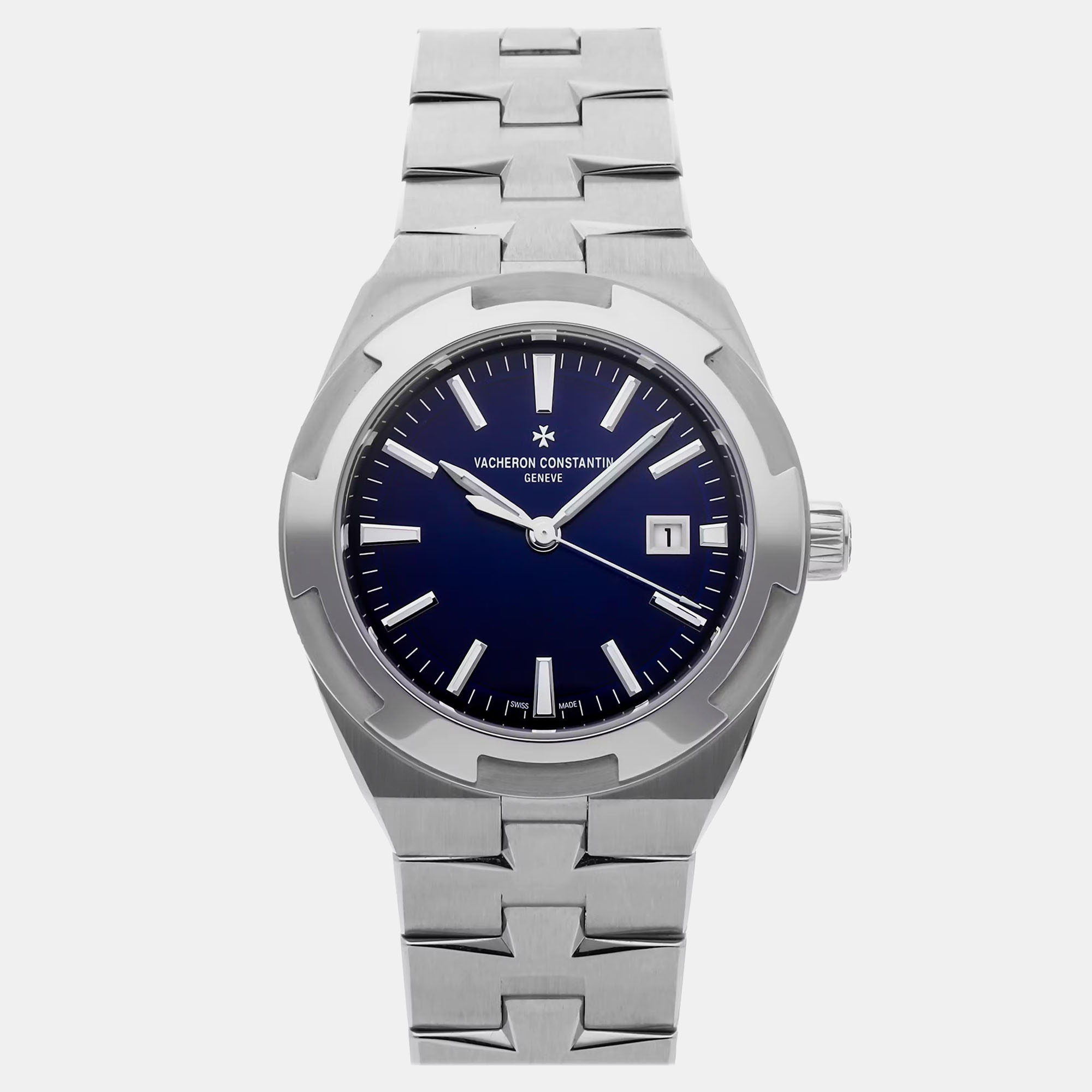 Pre-owned Vacheron Constantin Overseas 4600v/200a-b980 In Blue
