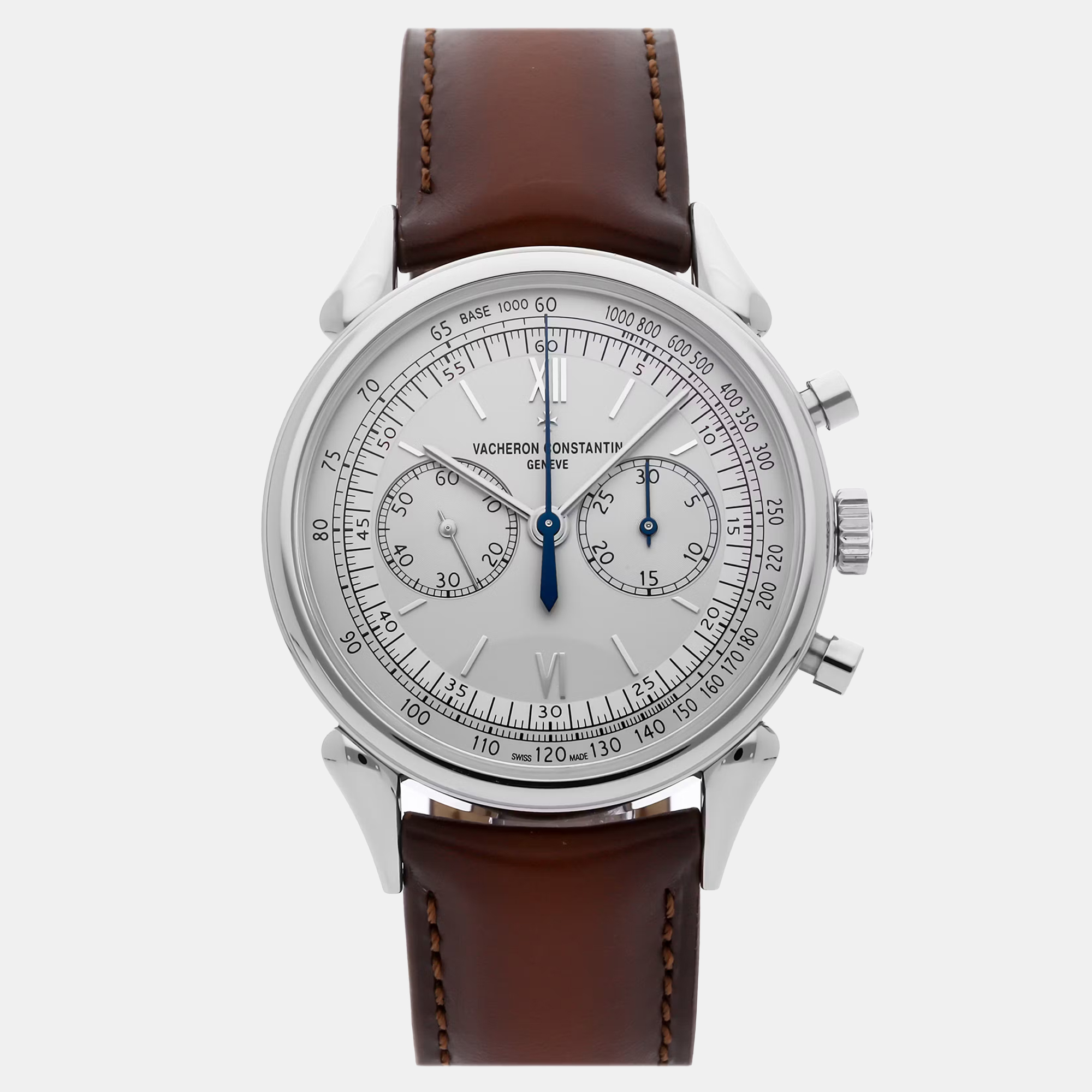 

Pre-Owned Vacheron Constantin Historiques Cornes de Vache 1955 5000H/000A-B582, Silver