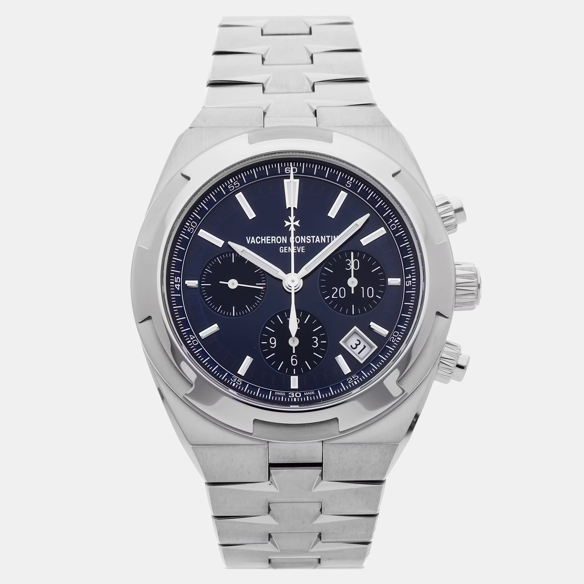 

Pre-Owned Vacheron Constantin Overseas Chronograph, Blue