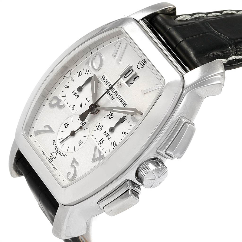 

Vacheron Constantin Silver Stainless Steel Historique Royal Eagle Men's Wristwatch