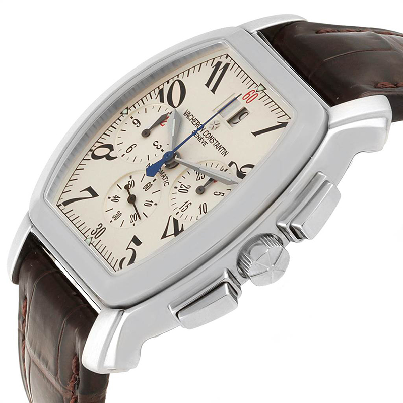 

Vacheron Constantin Silver Stainless Steel Royal Eagle Chronograph