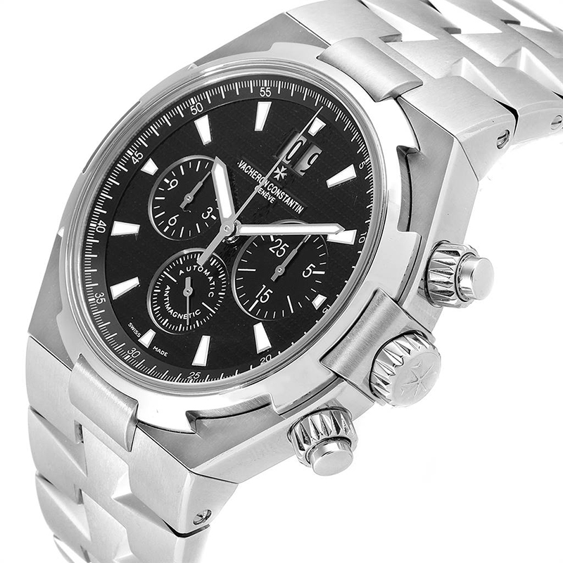 

Vacheron Constantin Black Stainless Steel Overseas Chronograph