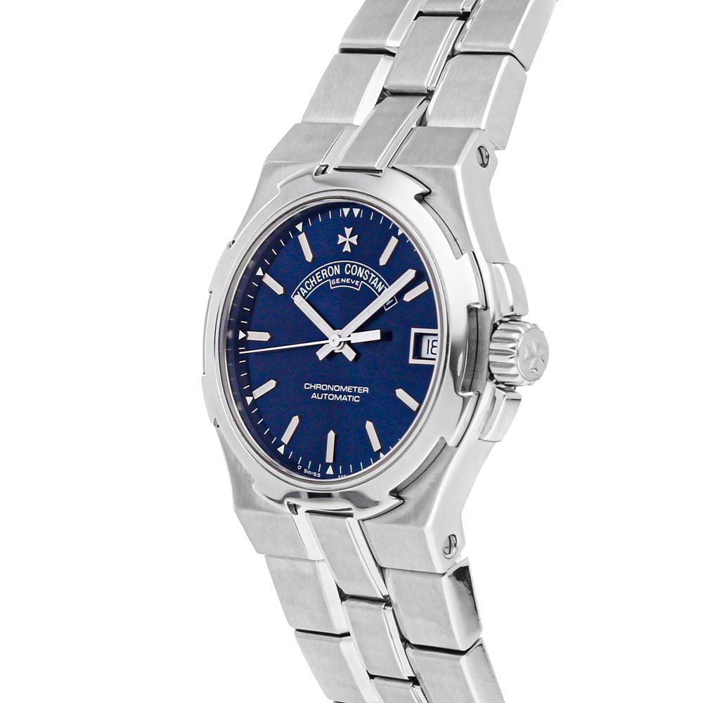 

Vacheron Constantin Blue Stainless Steel Overseas 42050 Men's Wristwatch 35 MM